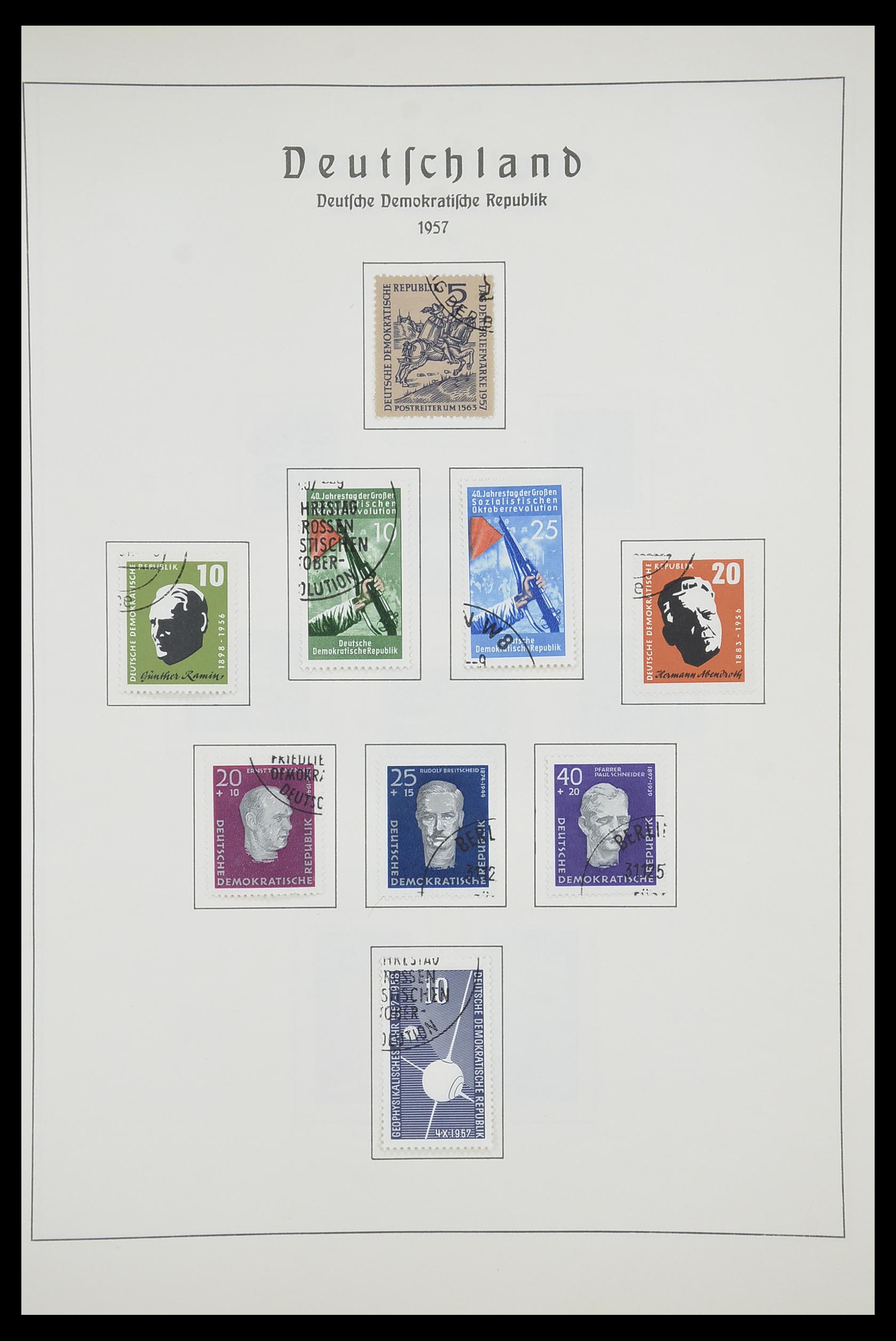 33709 034 - Stamp collection 33709 DDR 1948-1973.