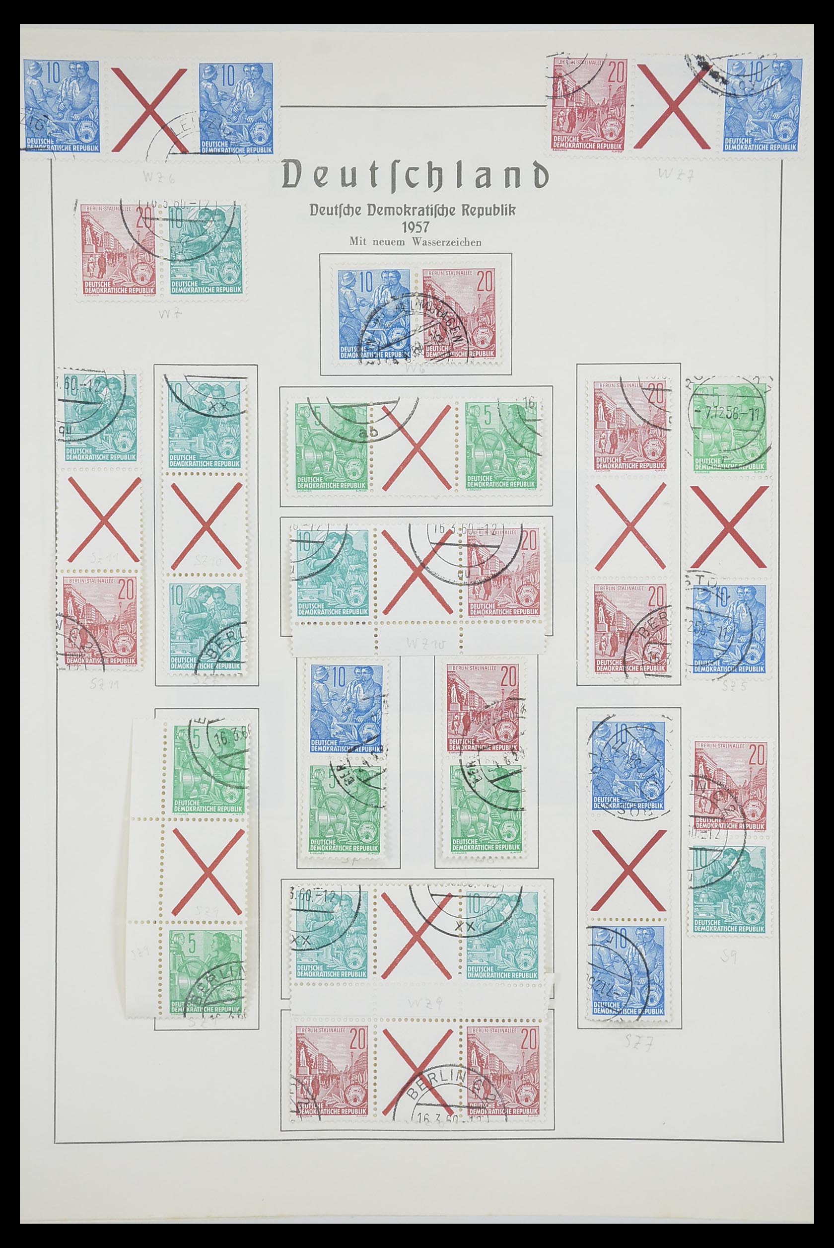 33709 036 - Stamp collection 33709 DDR 1948-1973.
