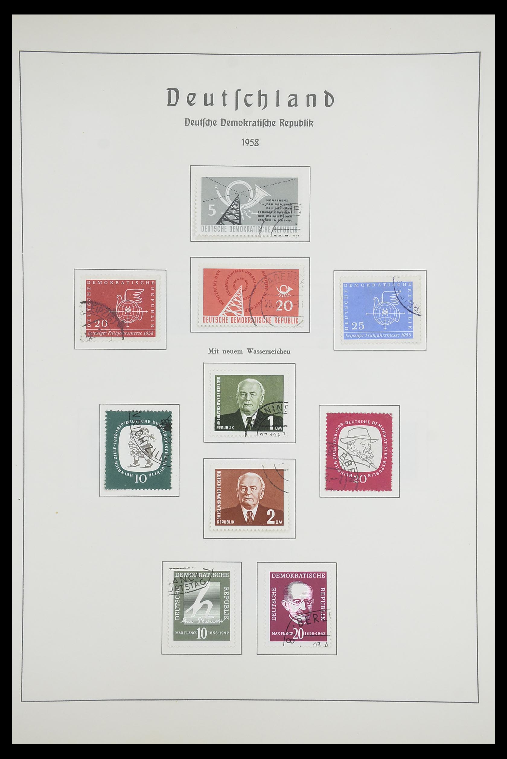 33709 037 - Stamp collection 33709 DDR 1948-1973.