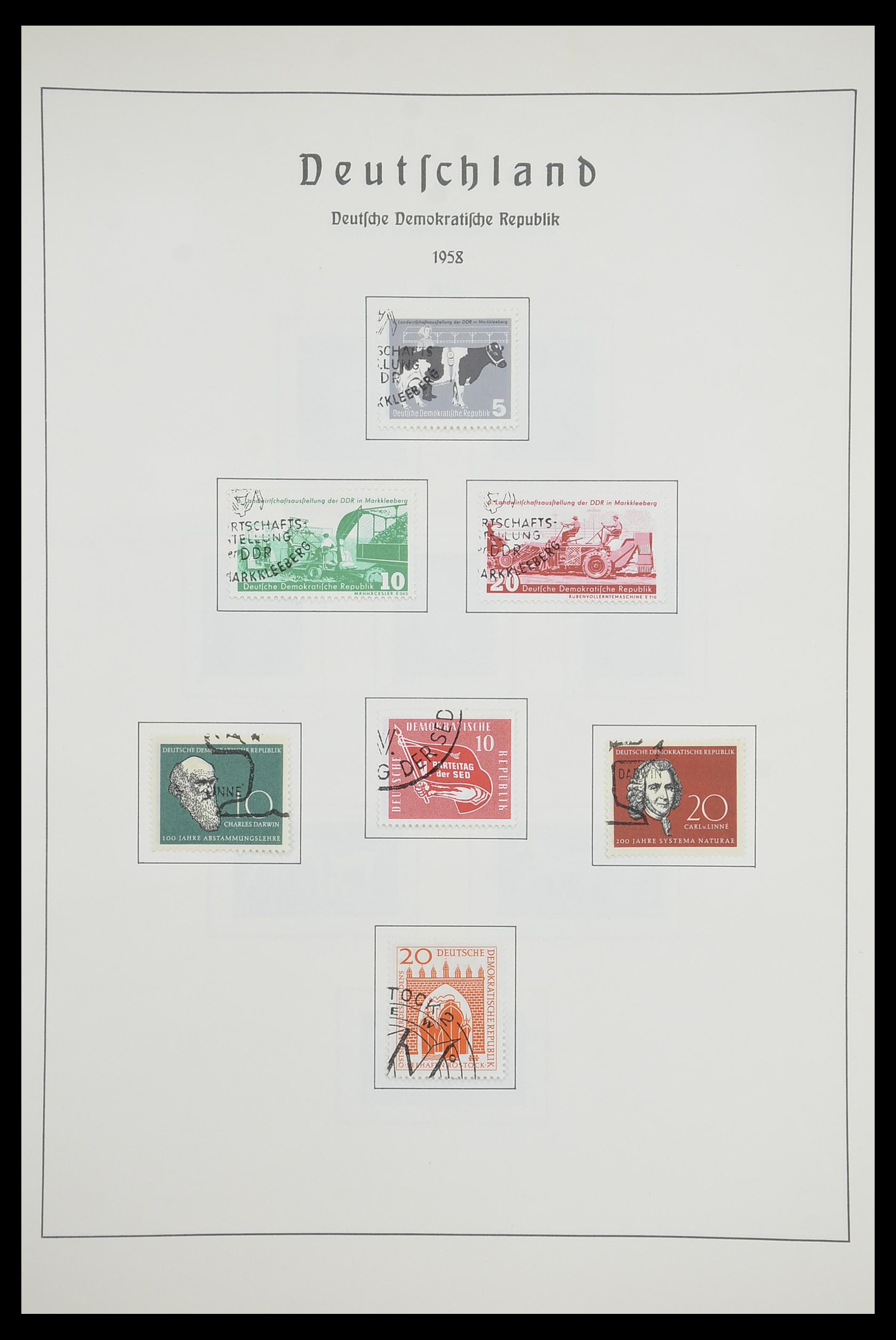 33709 038 - Stamp collection 33709 DDR 1948-1973.