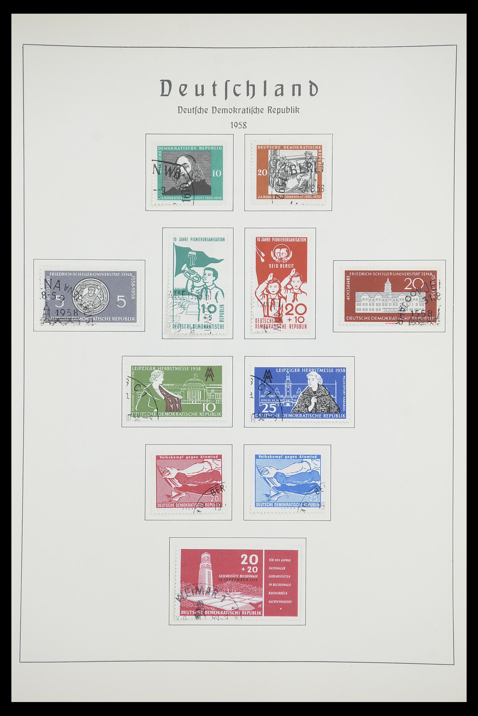 33709 040 - Stamp collection 33709 DDR 1948-1973.