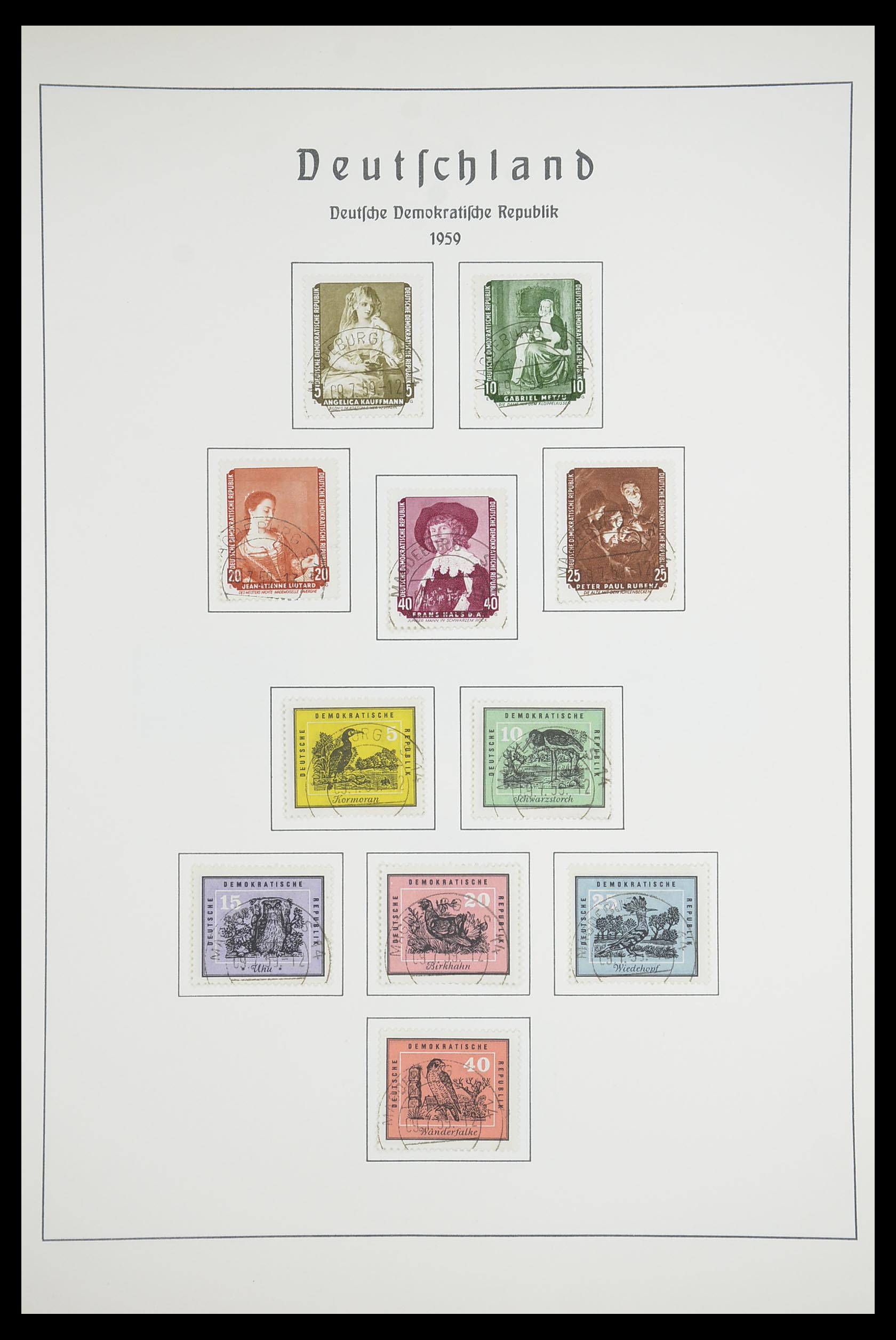 33709 045 - Stamp collection 33709 DDR 1948-1973.