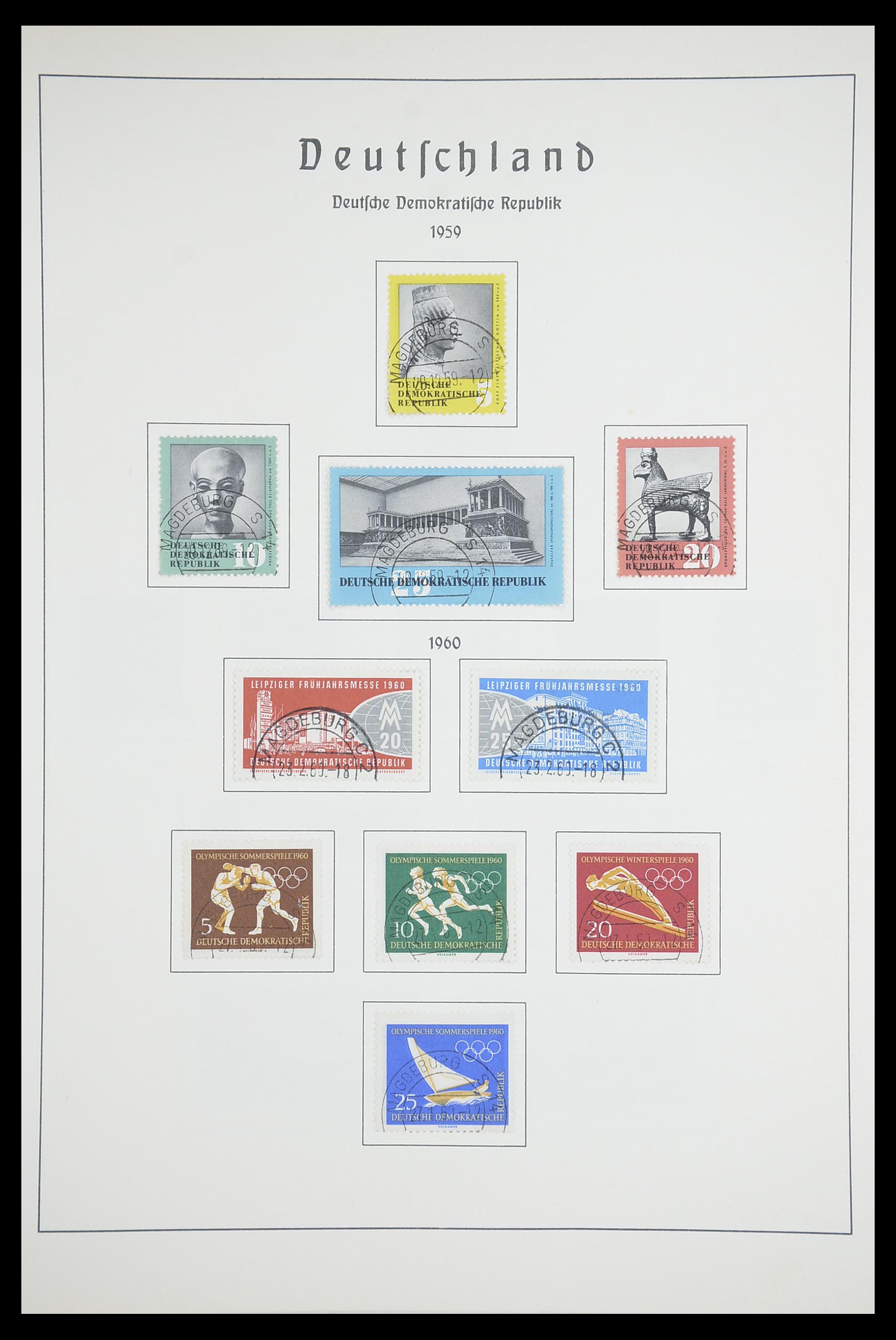 33709 052 - Stamp collection 33709 DDR 1948-1973.