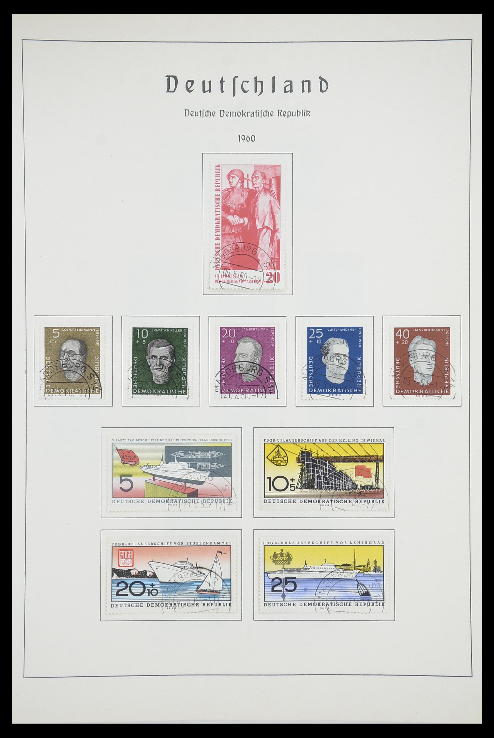 33709 053 - Stamp collection 33709 DDR 1948-1973.