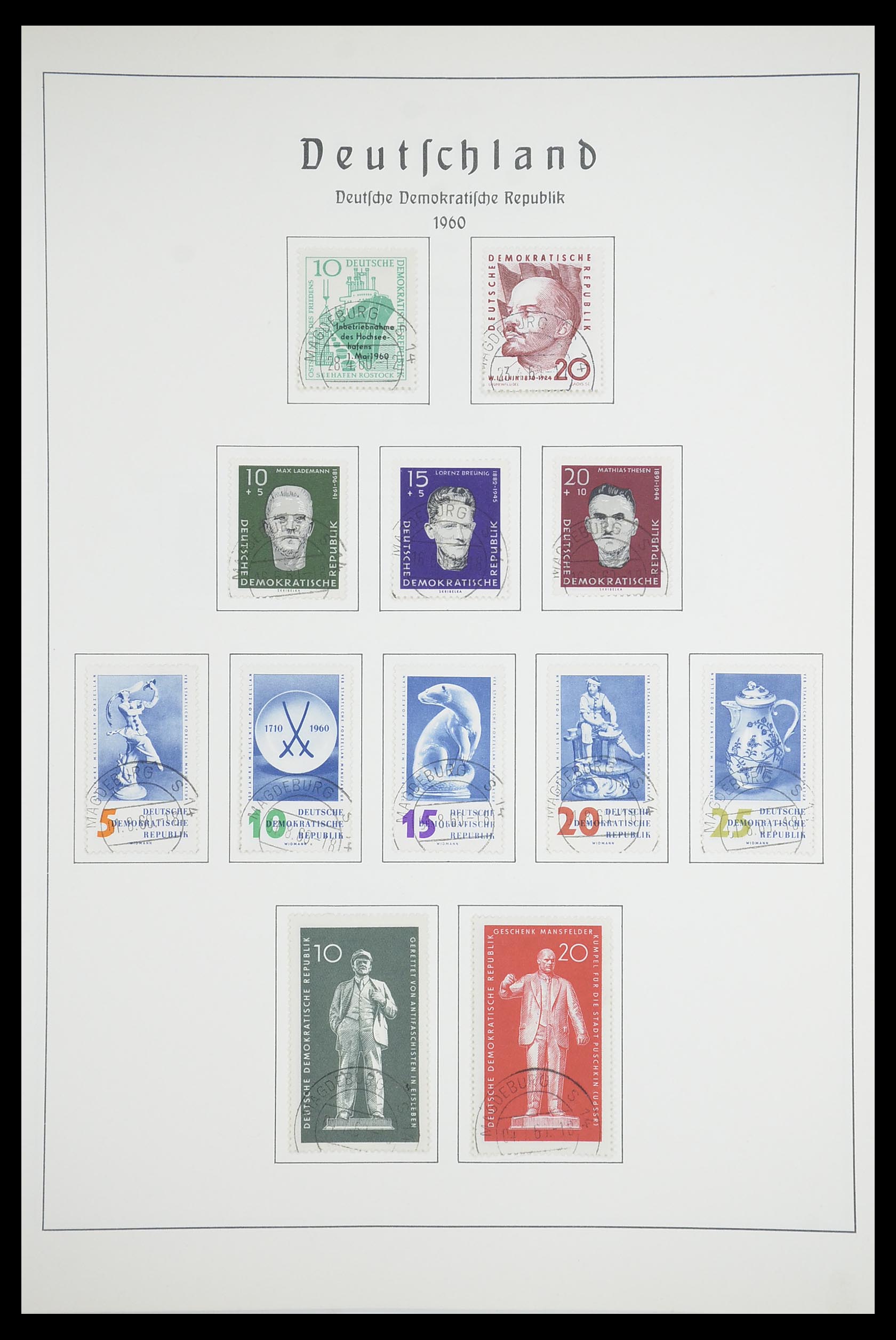 33709 054 - Stamp collection 33709 DDR 1948-1973.