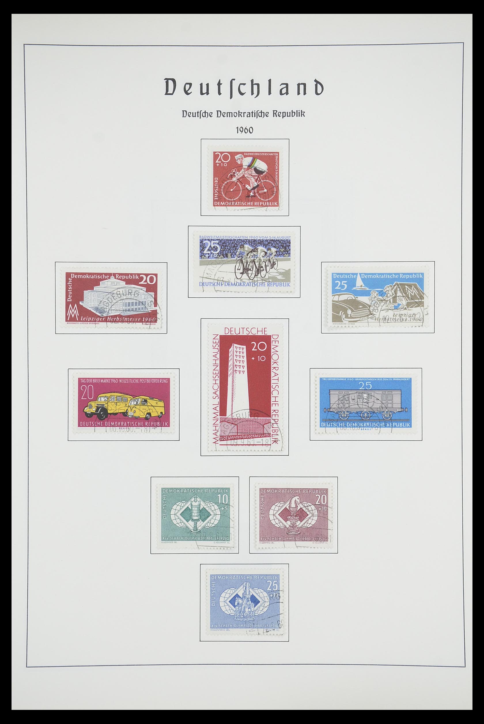 33709 056 - Stamp collection 33709 DDR 1948-1973.