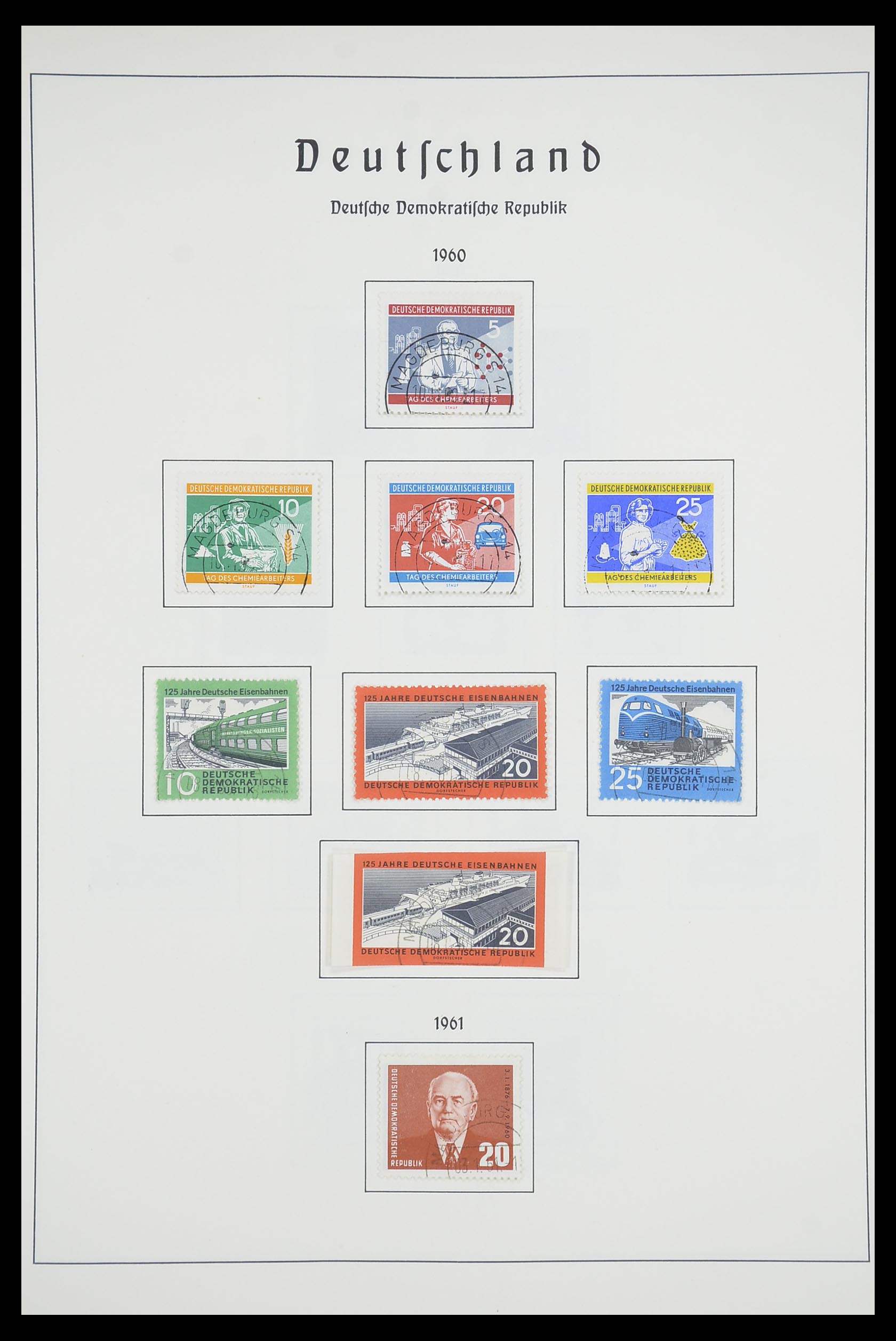 33709 059 - Stamp collection 33709 DDR 1948-1973.