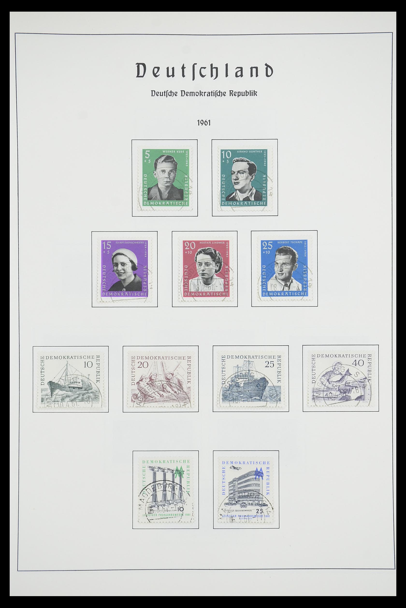 33709 060 - Stamp collection 33709 DDR 1948-1973.