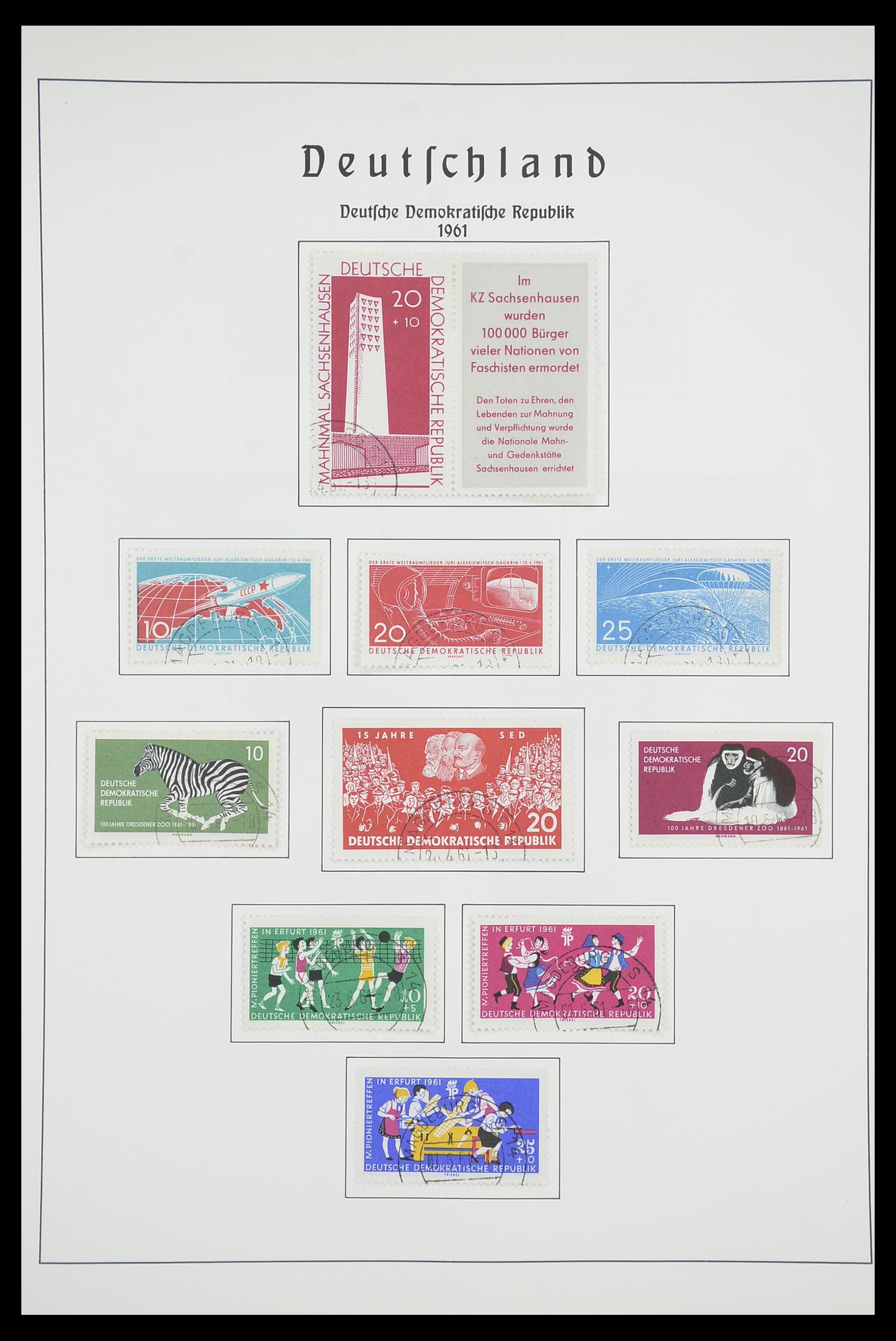 33709 061 - Stamp collection 33709 DDR 1948-1973.