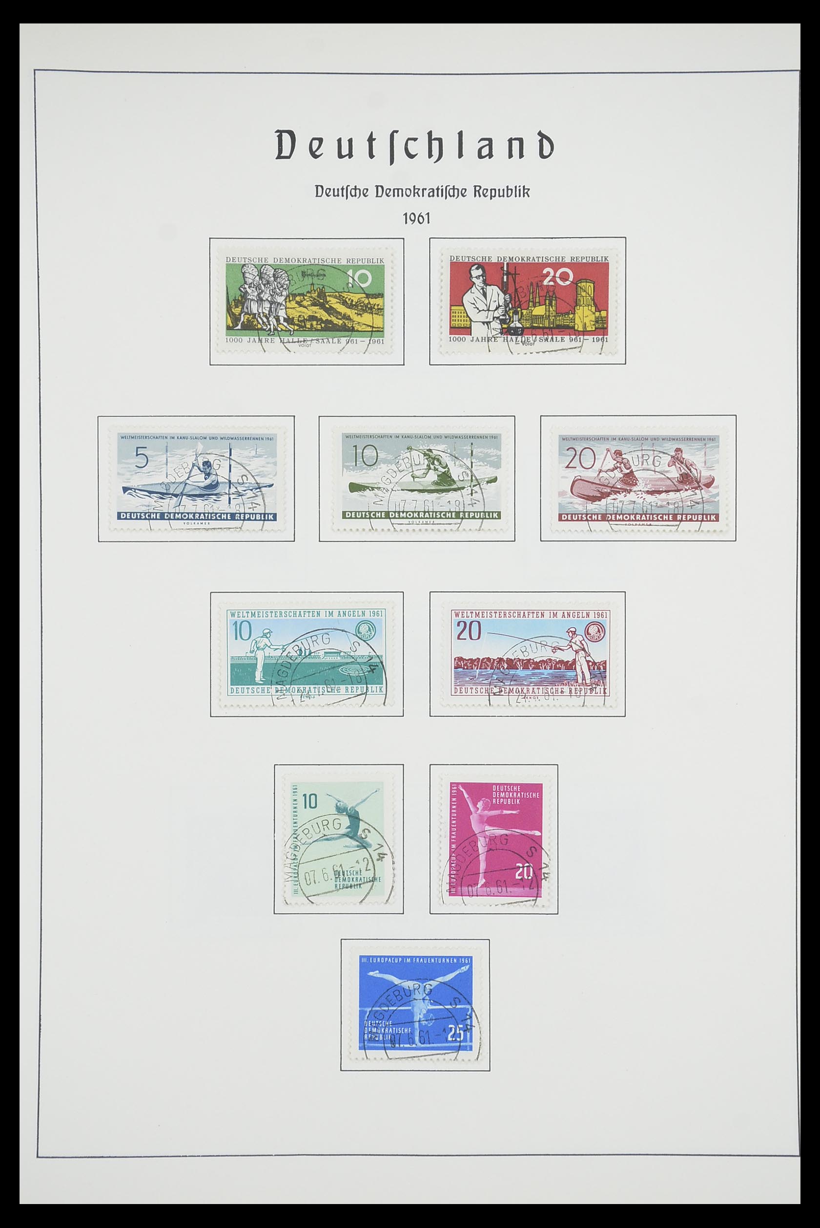 33709 062 - Stamp collection 33709 DDR 1948-1973.