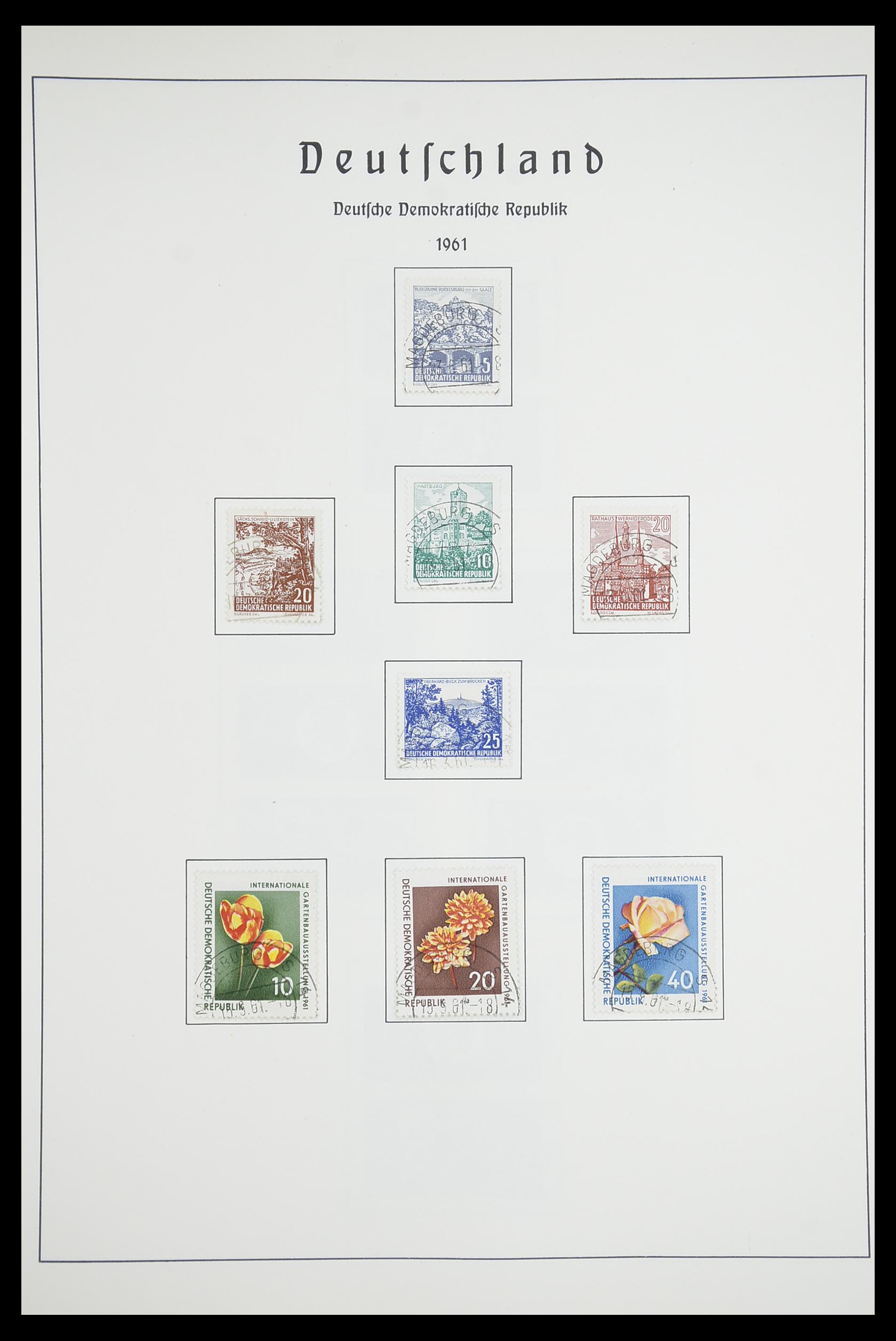 33709 063 - Stamp collection 33709 DDR 1948-1973.