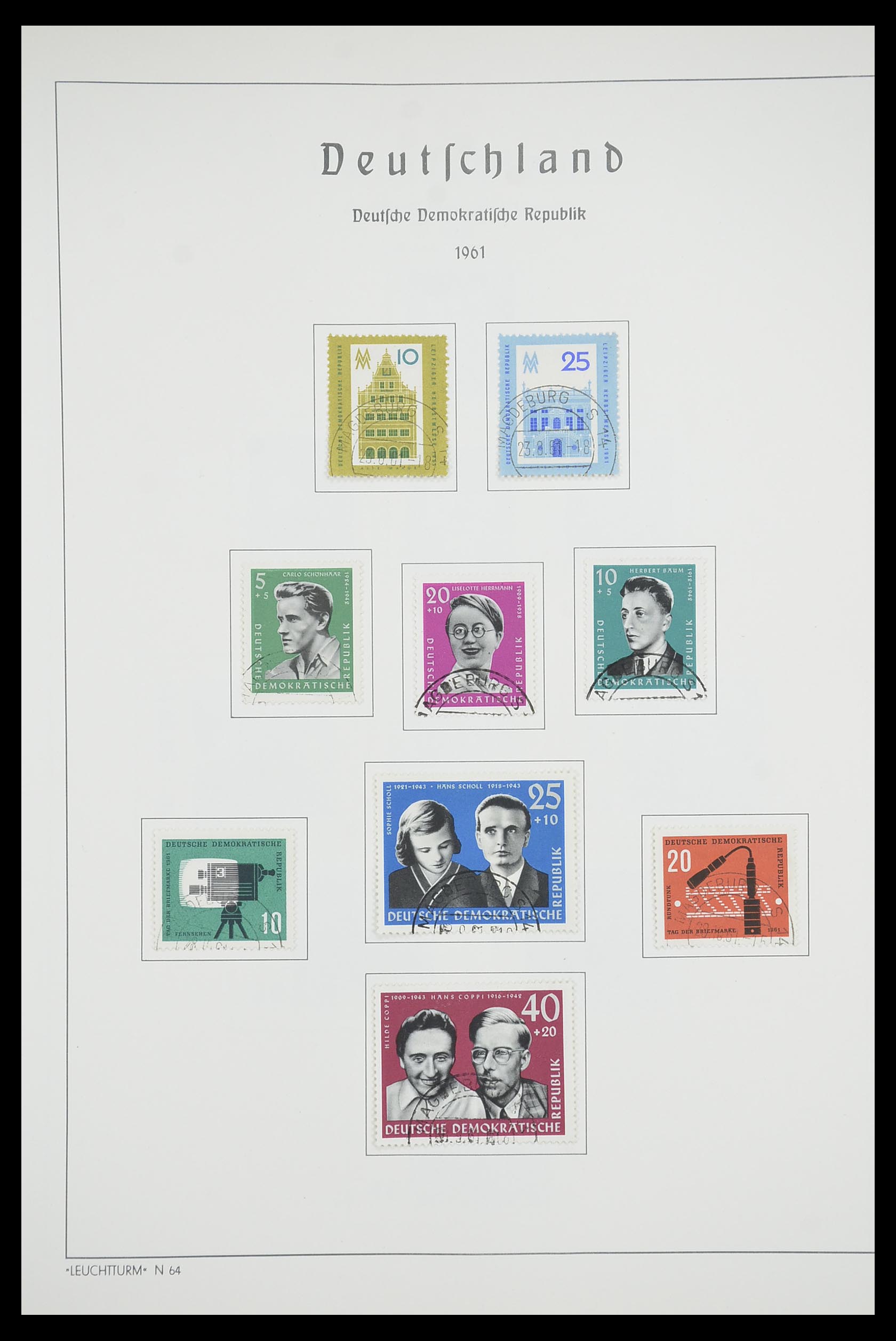 33709 067 - Stamp collection 33709 DDR 1948-1973.