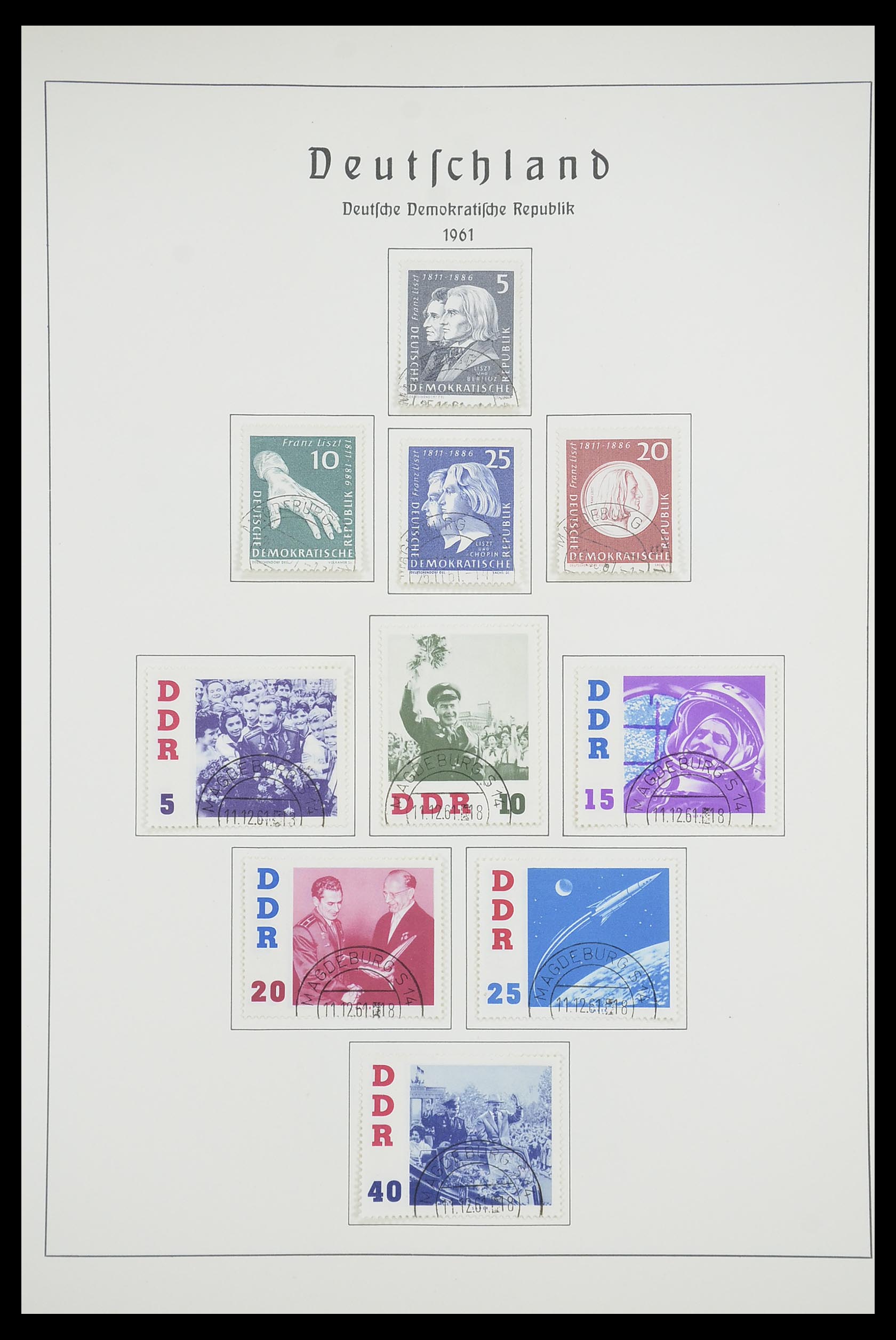 33709 068 - Stamp collection 33709 DDR 1948-1973.