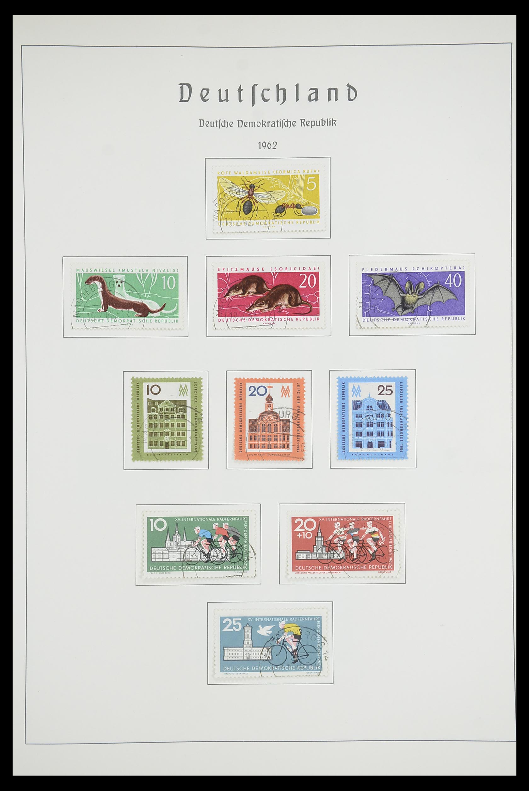 33709 070 - Stamp collection 33709 DDR 1948-1973.