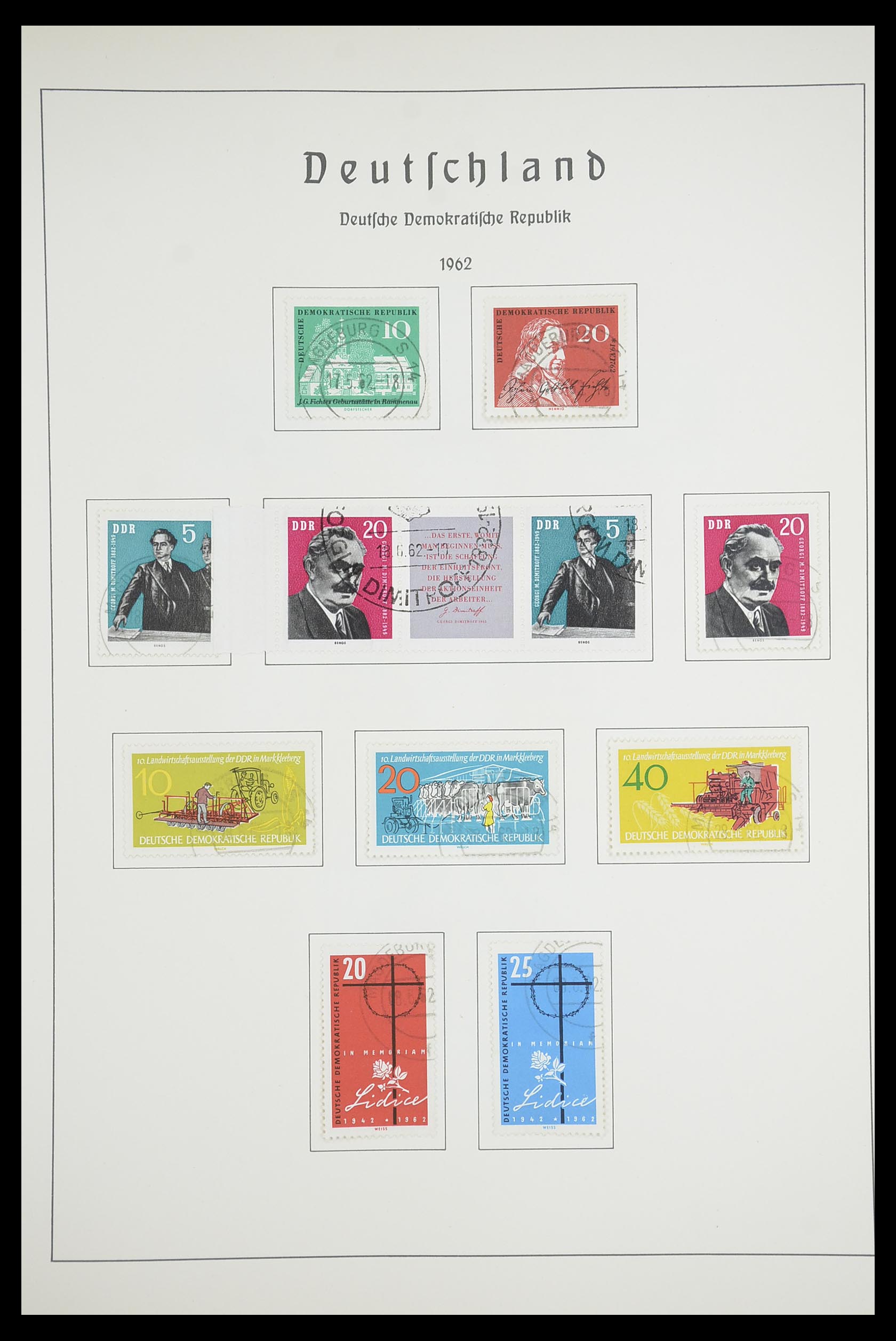 33709 071 - Stamp collection 33709 DDR 1948-1973.