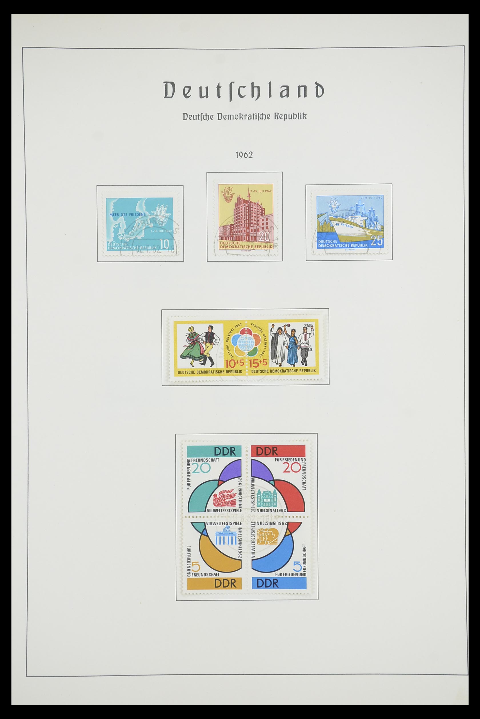 33709 072 - Postzegelverzameling 33709 DDR 1948-1973.