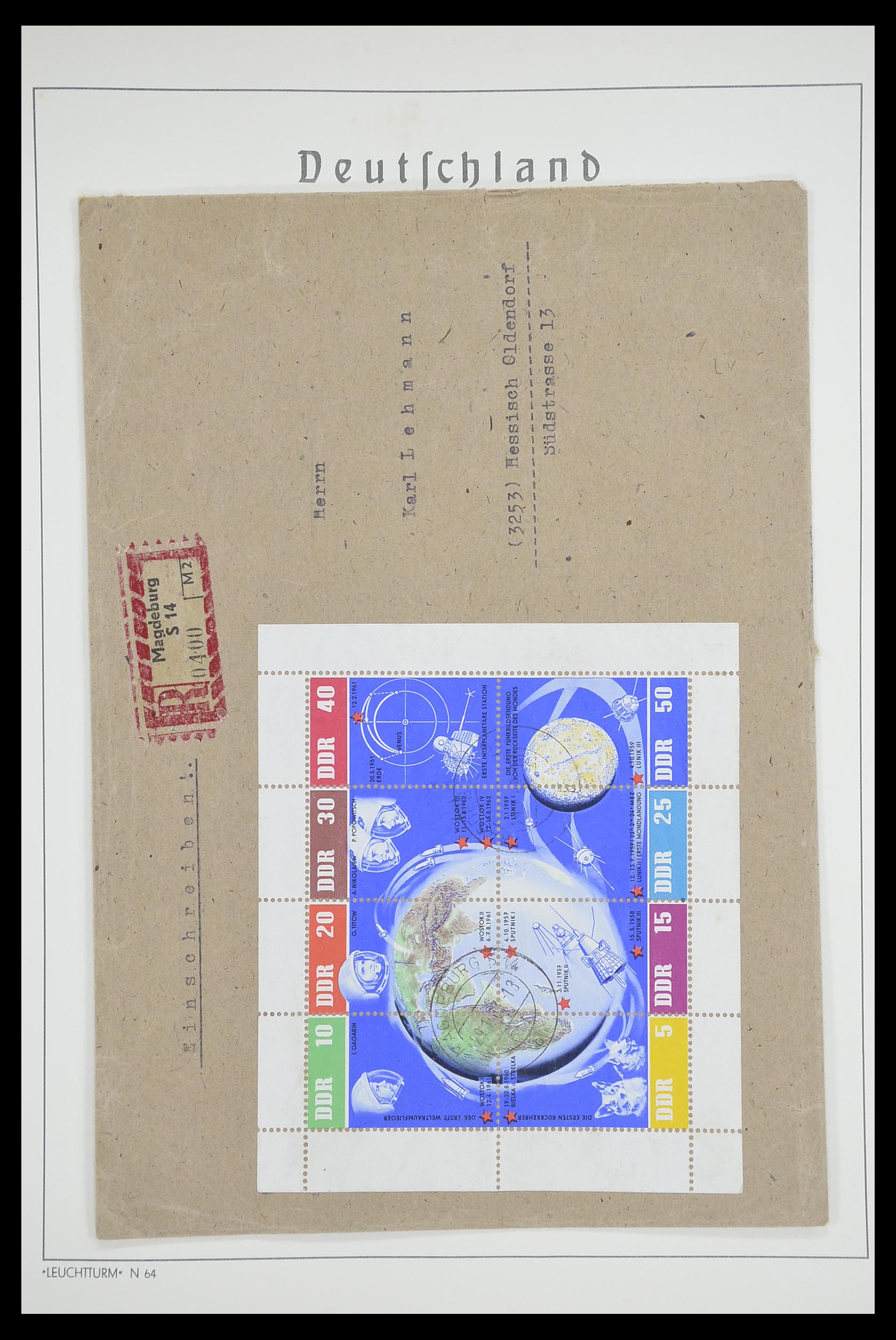 33709 077 - Stamp collection 33709 DDR 1948-1973.