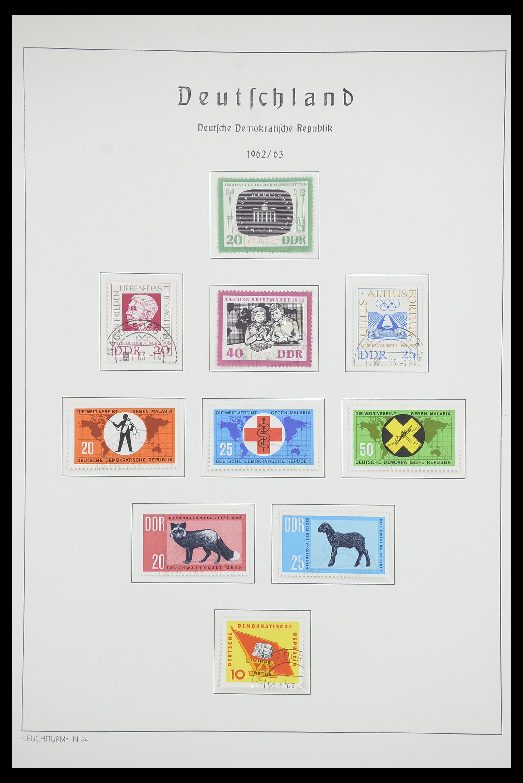 33709 078 - Postzegelverzameling 33709 DDR 1948-1973.