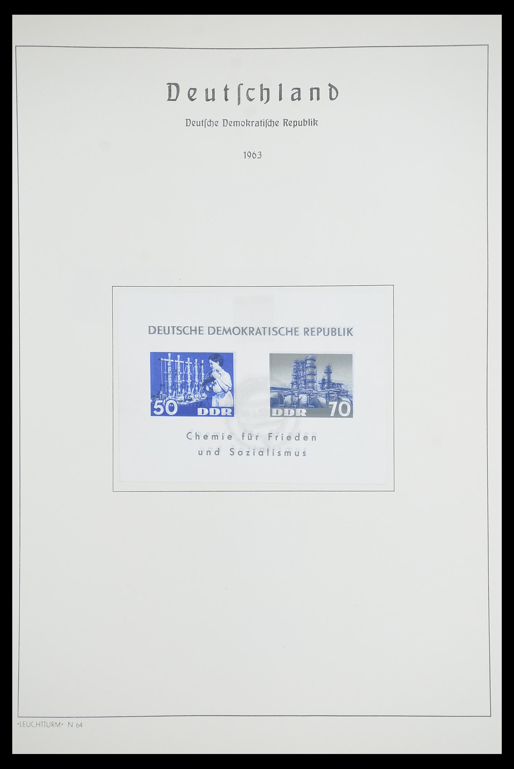 33709 079 - Stamp collection 33709 DDR 1948-1973.