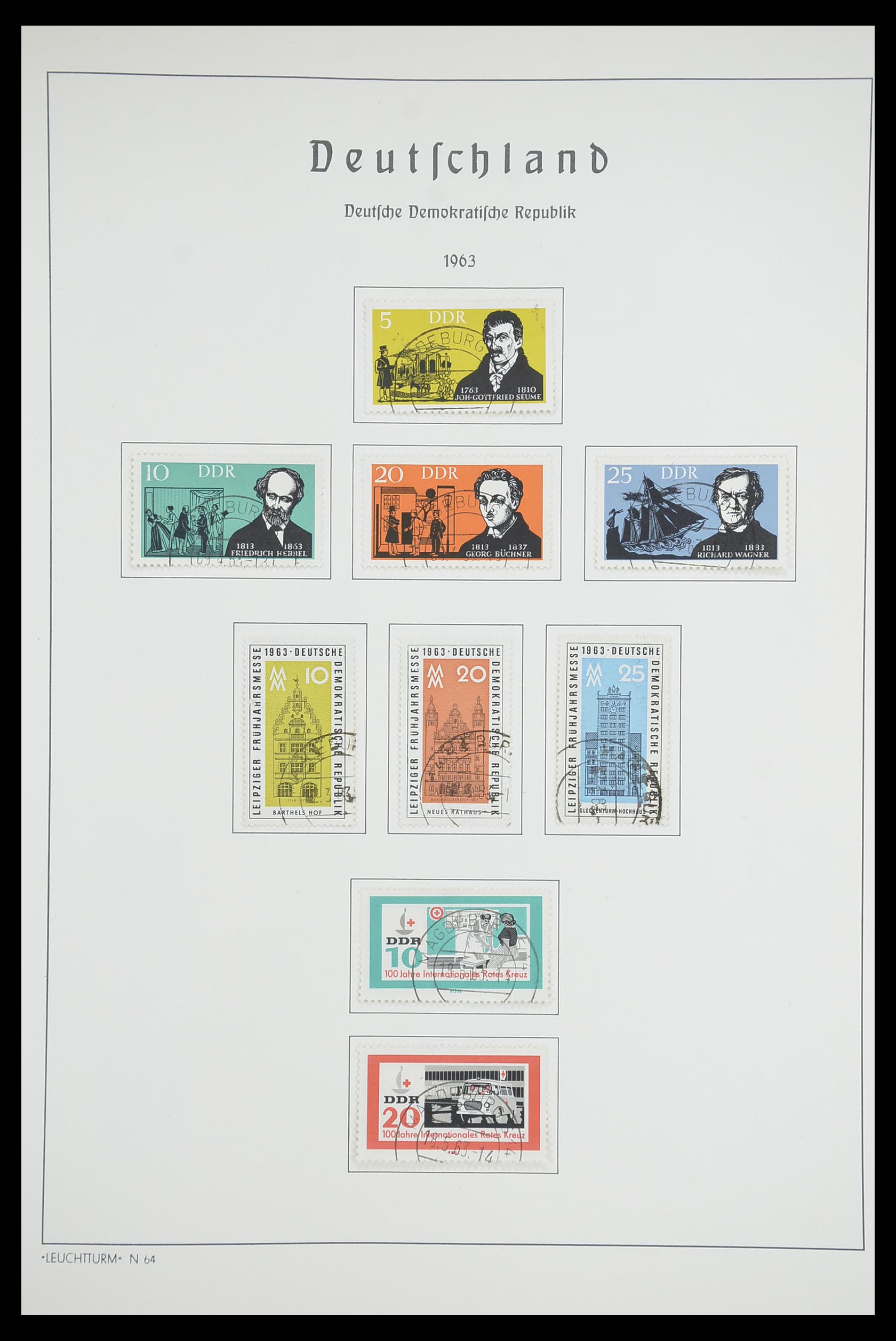 33709 080 - Stamp collection 33709 DDR 1948-1973.