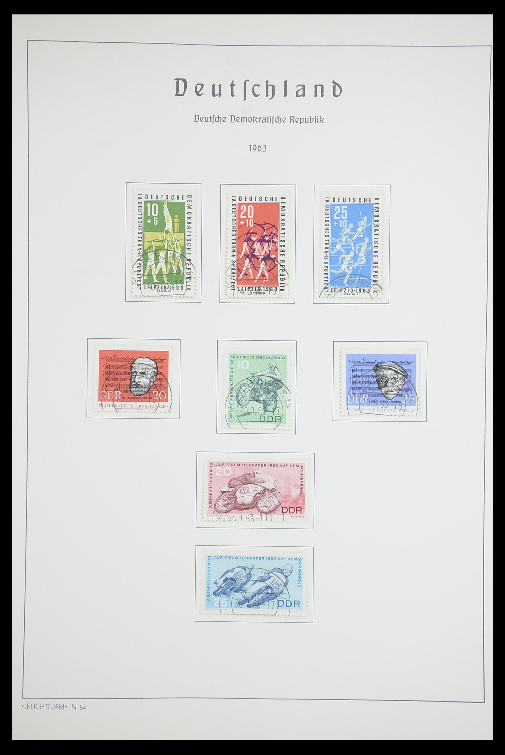 33709 083 - Stamp collection 33709 DDR 1948-1973.
