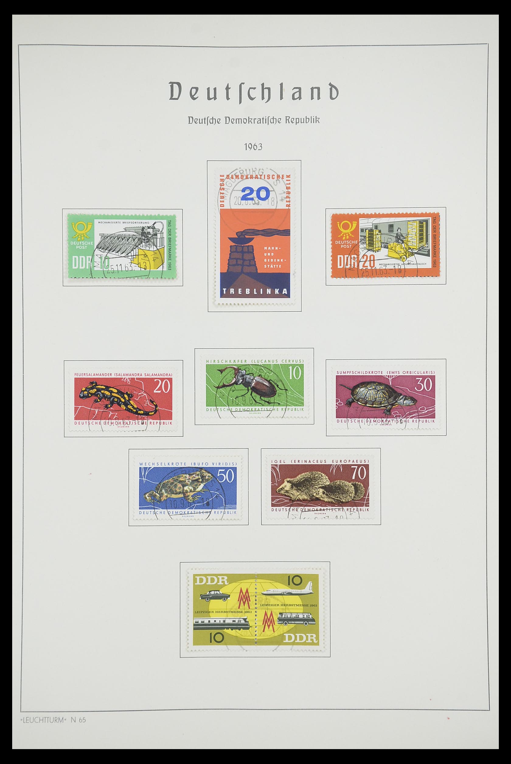 33709 084 - Stamp collection 33709 DDR 1948-1973.