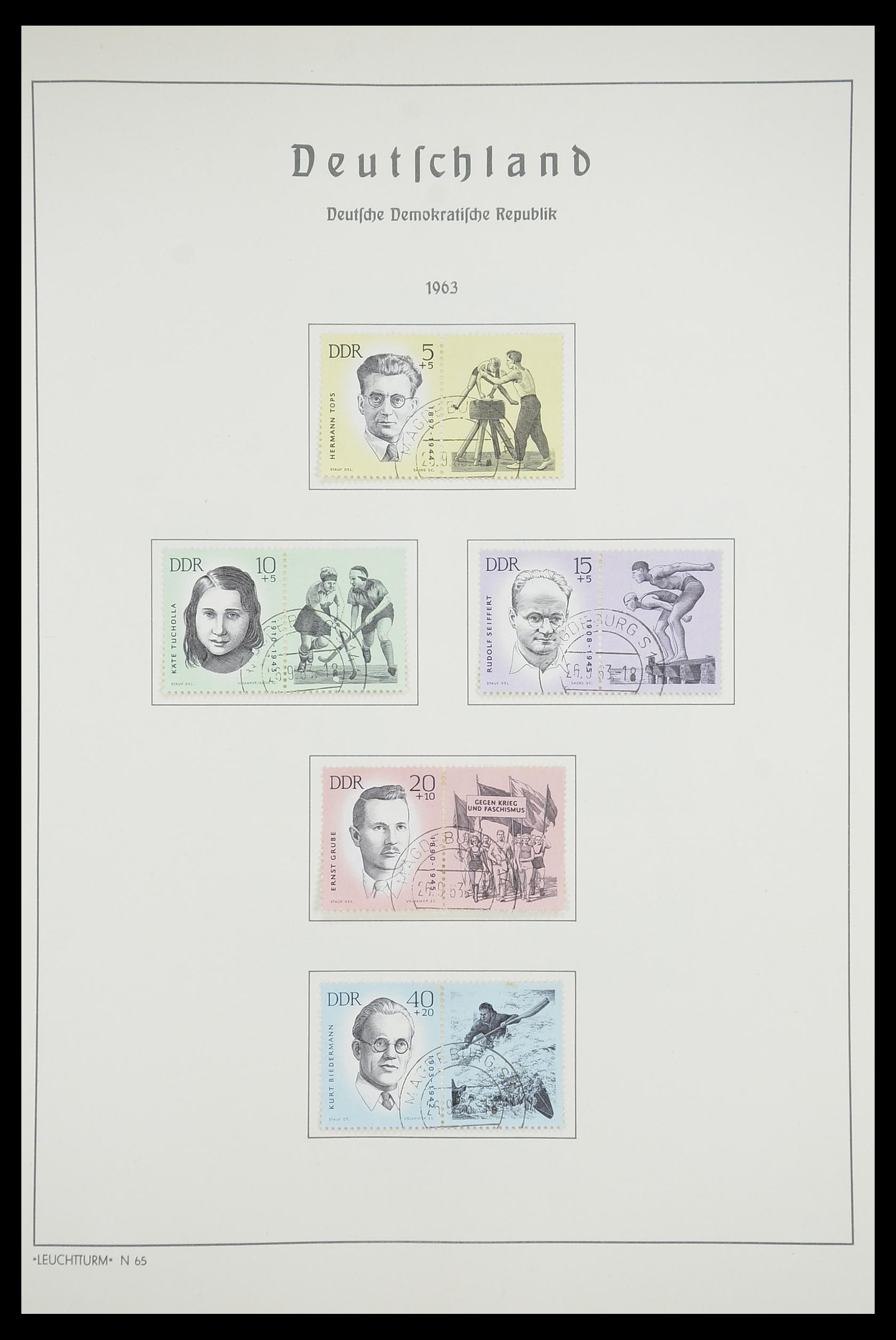33709 085 - Stamp collection 33709 DDR 1948-1973.