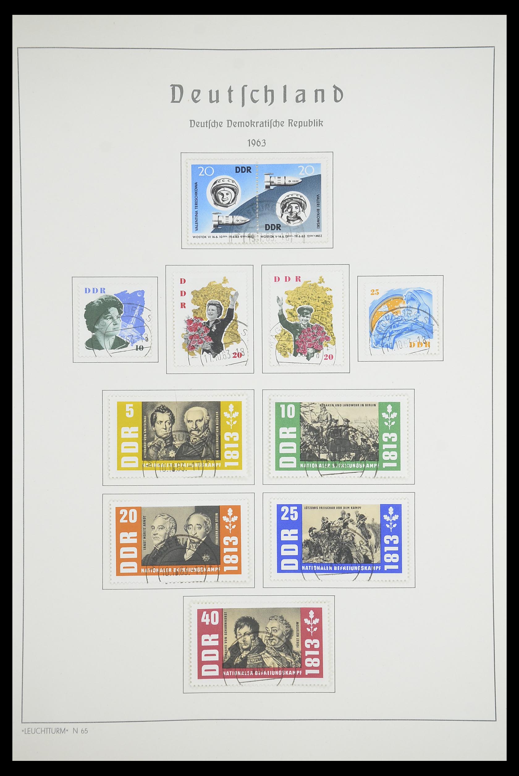 33709 086 - Stamp collection 33709 DDR 1948-1973.