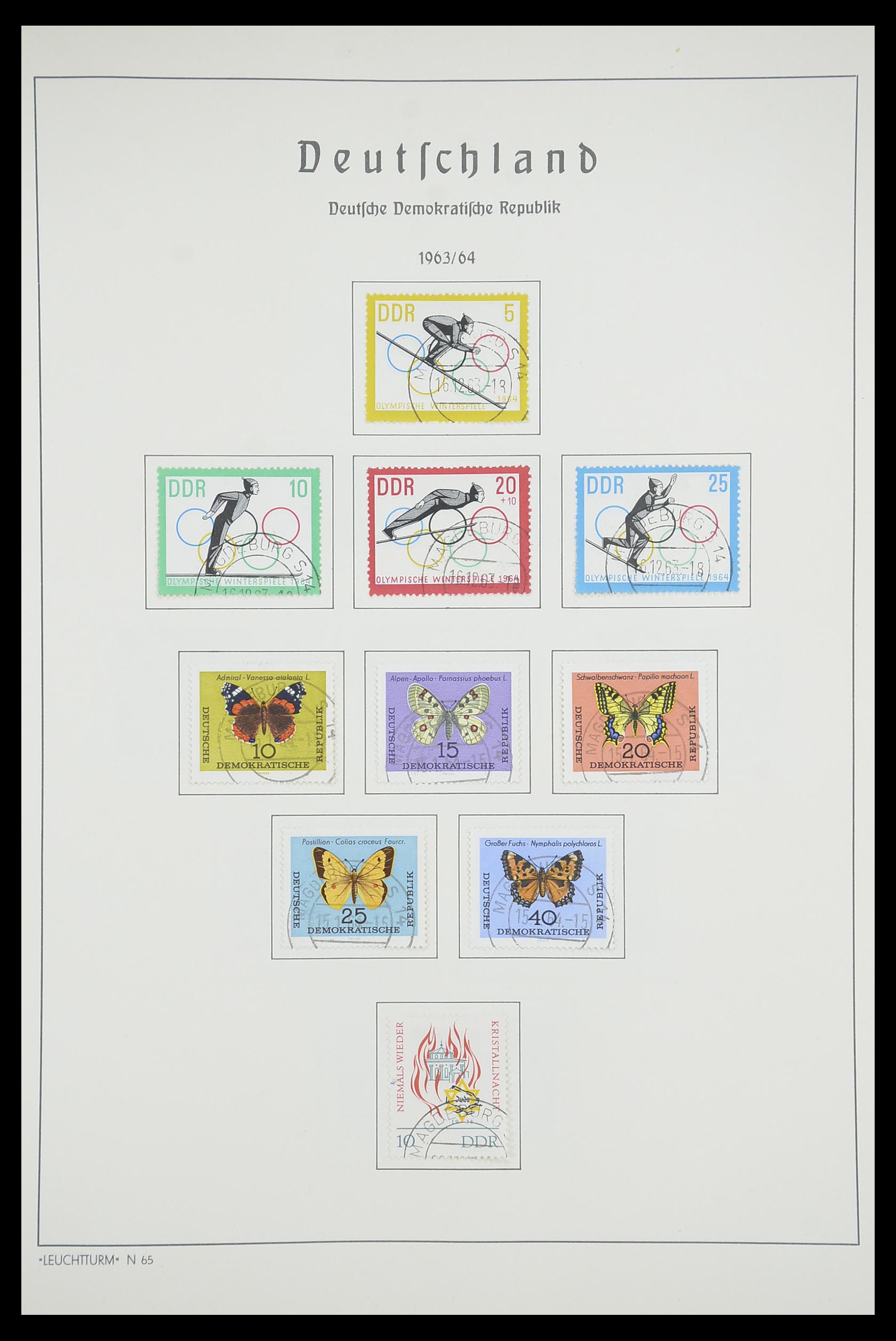 33709 087 - Stamp collection 33709 DDR 1948-1973.