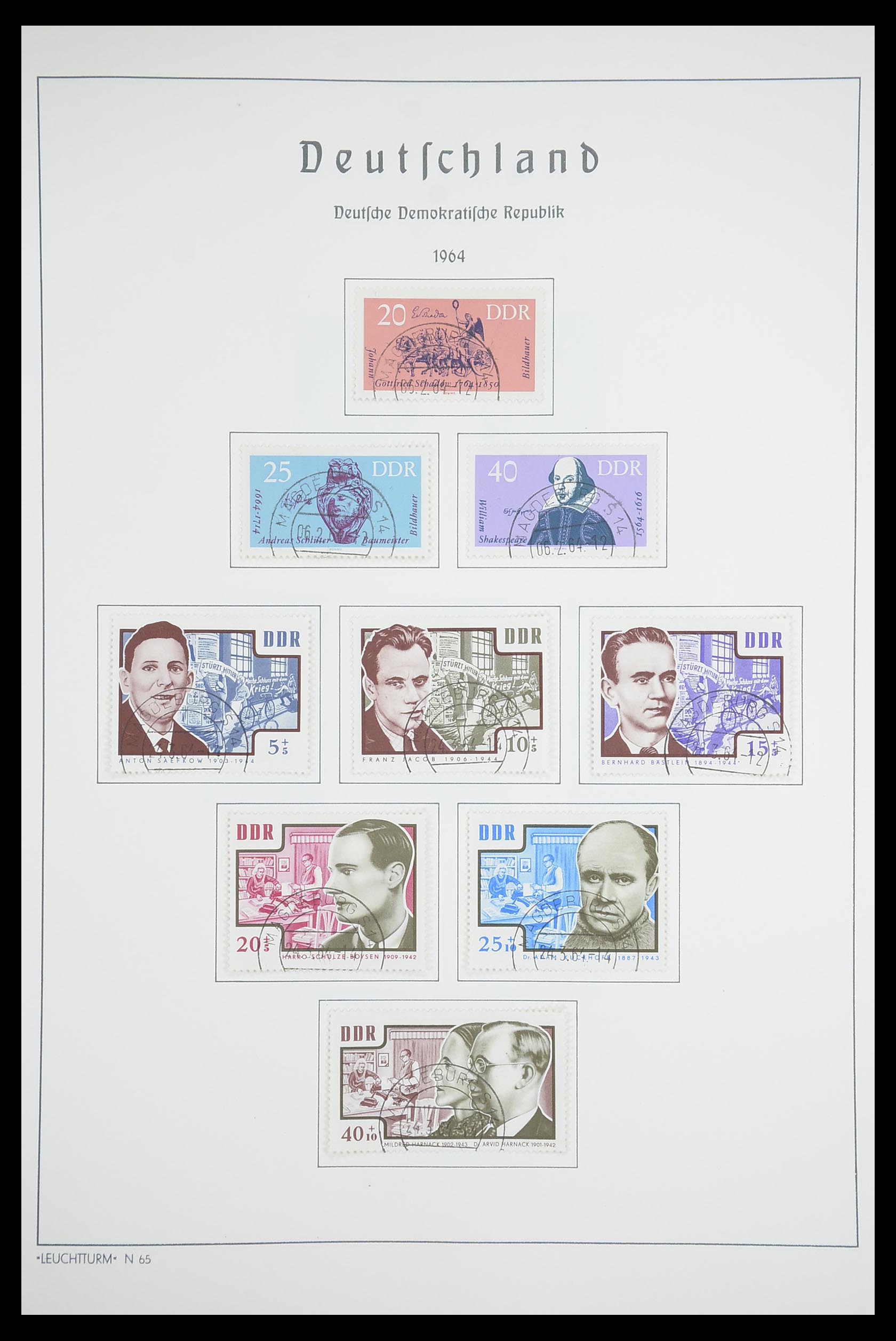 33709 088 - Stamp collection 33709 DDR 1948-1973.