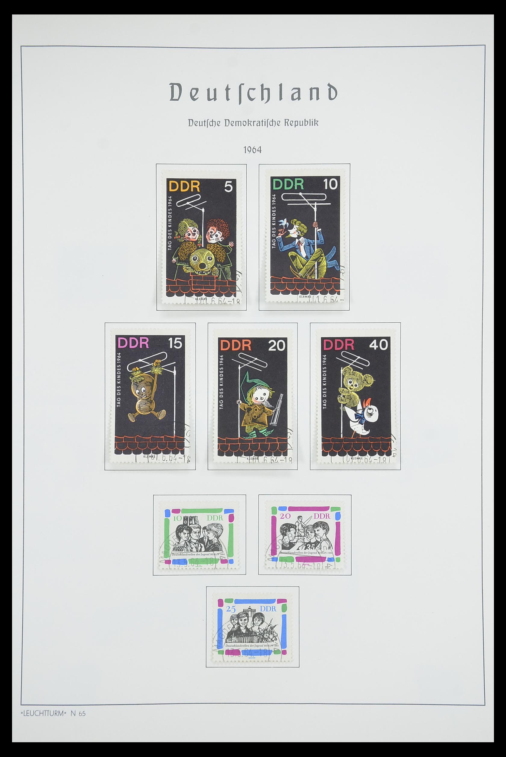 33709 089 - Stamp collection 33709 DDR 1948-1973.