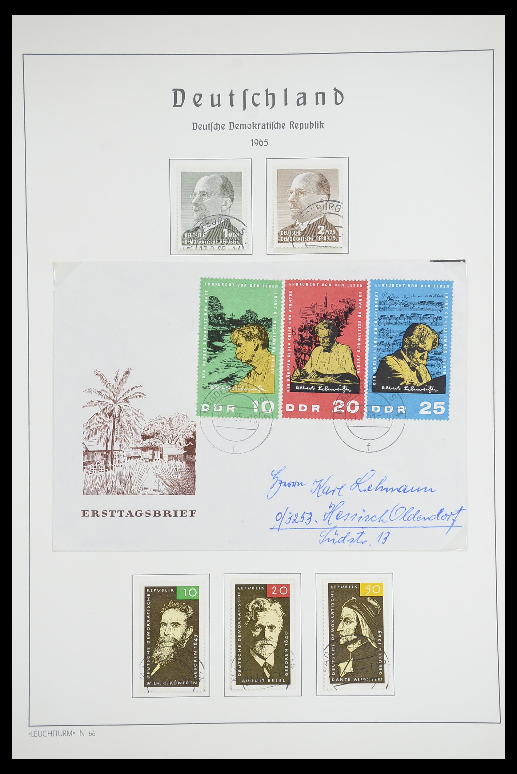 33709 098 - Stamp collection 33709 DDR 1948-1973.