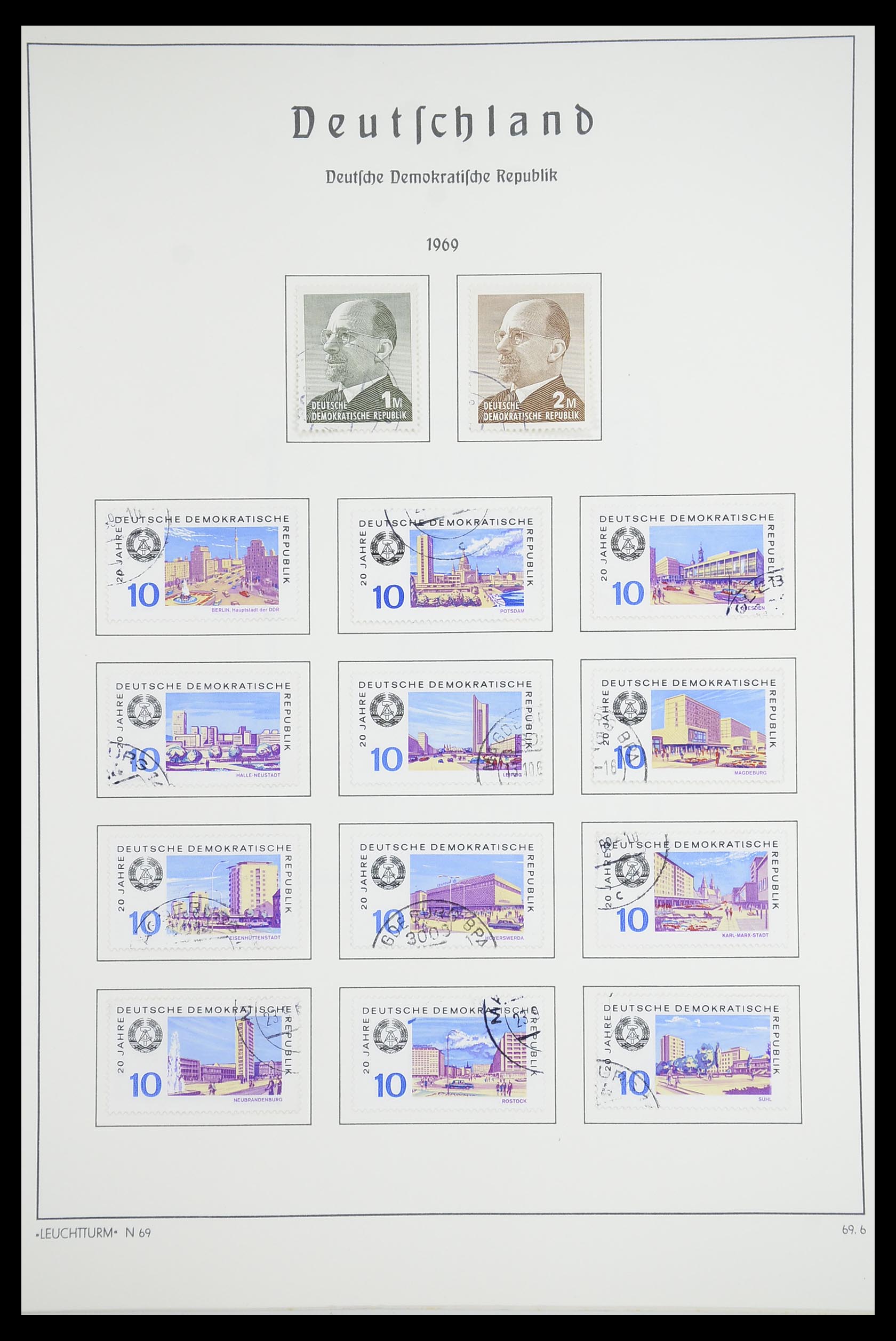 33709 141 - Postzegelverzameling 33709 DDR 1948-1973.