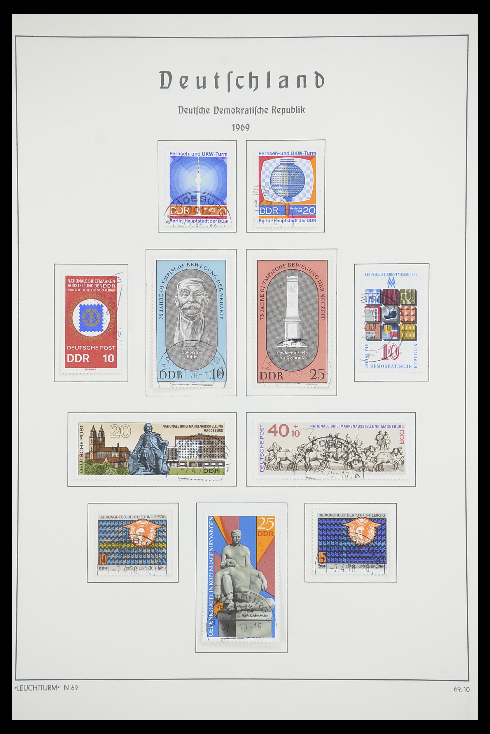 33709 145 - Postzegelverzameling 33709 DDR 1948-1973.