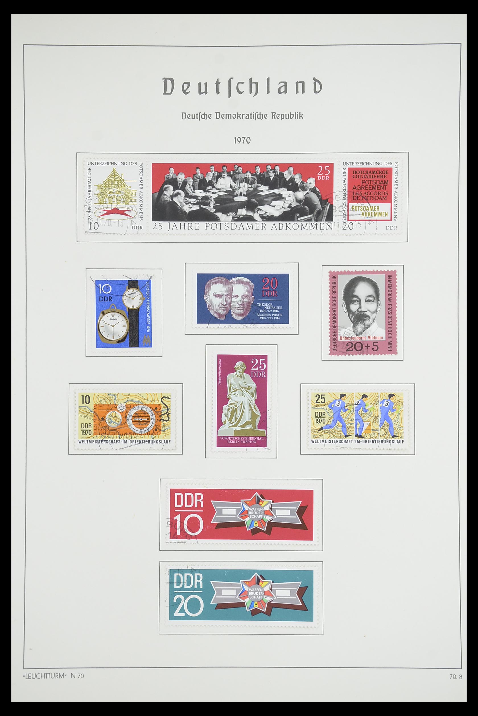 33709 155 - Postzegelverzameling 33709 DDR 1948-1973.