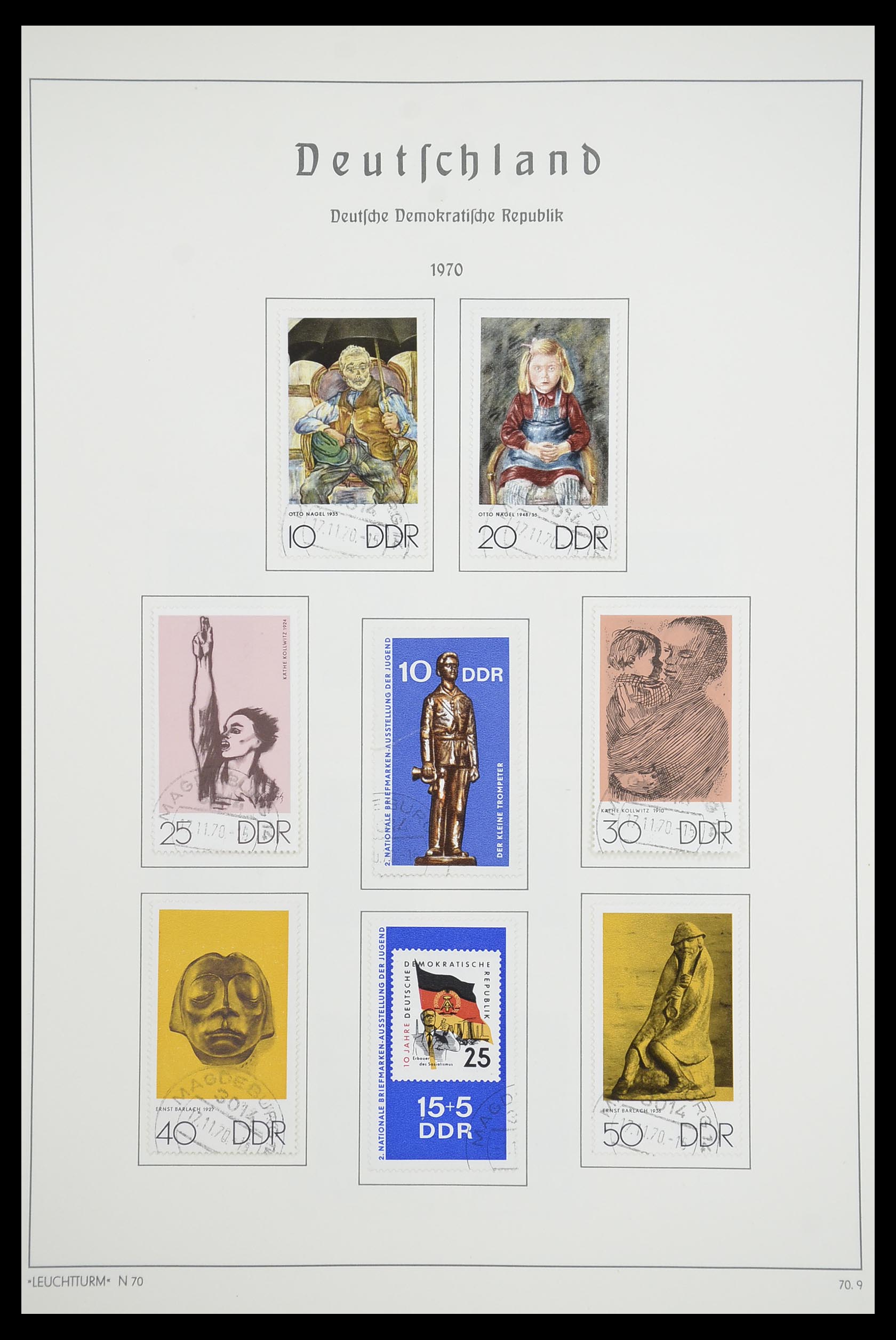 33709 156 - Postzegelverzameling 33709 DDR 1948-1973.