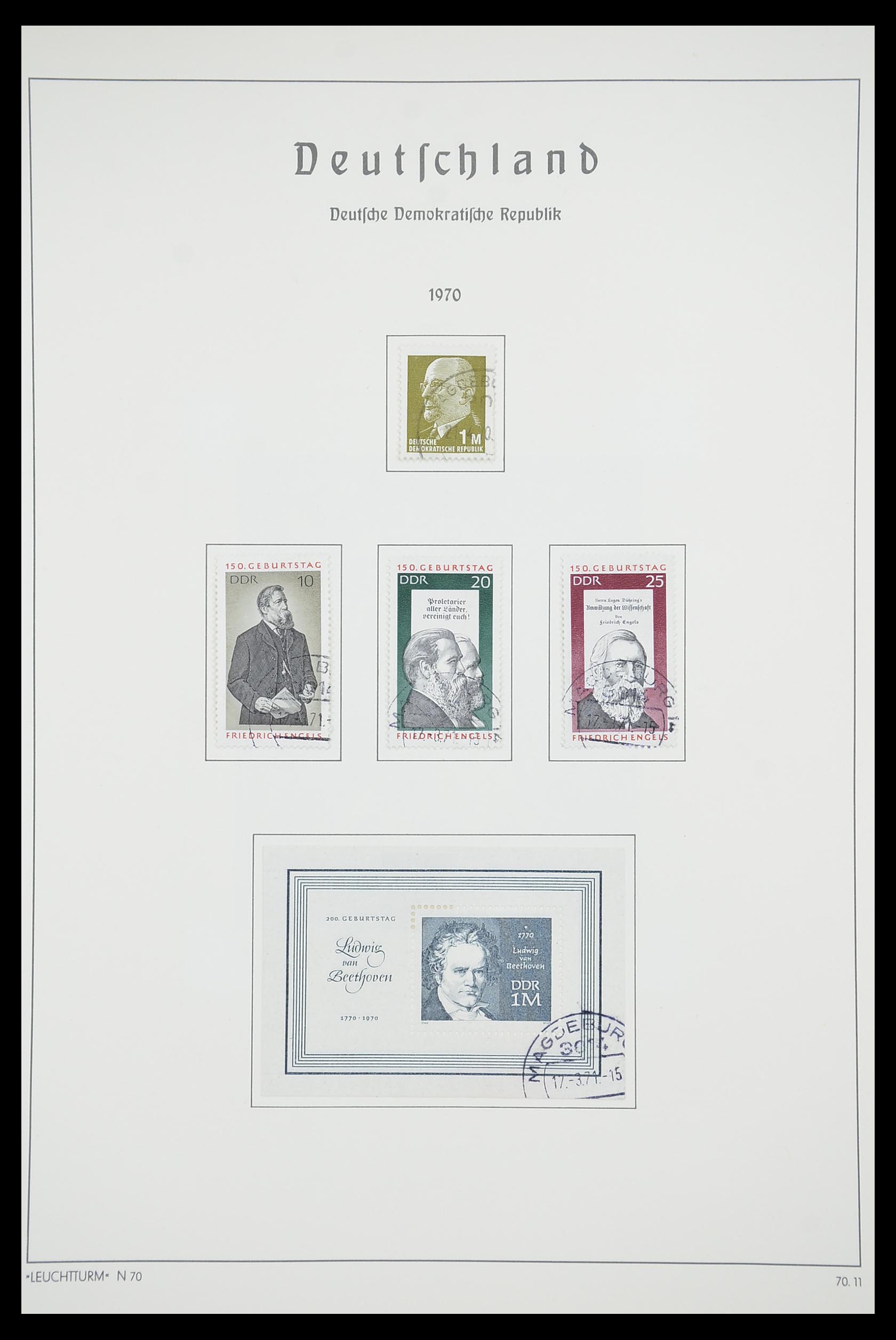 33709 158 - Postzegelverzameling 33709 DDR 1948-1973.