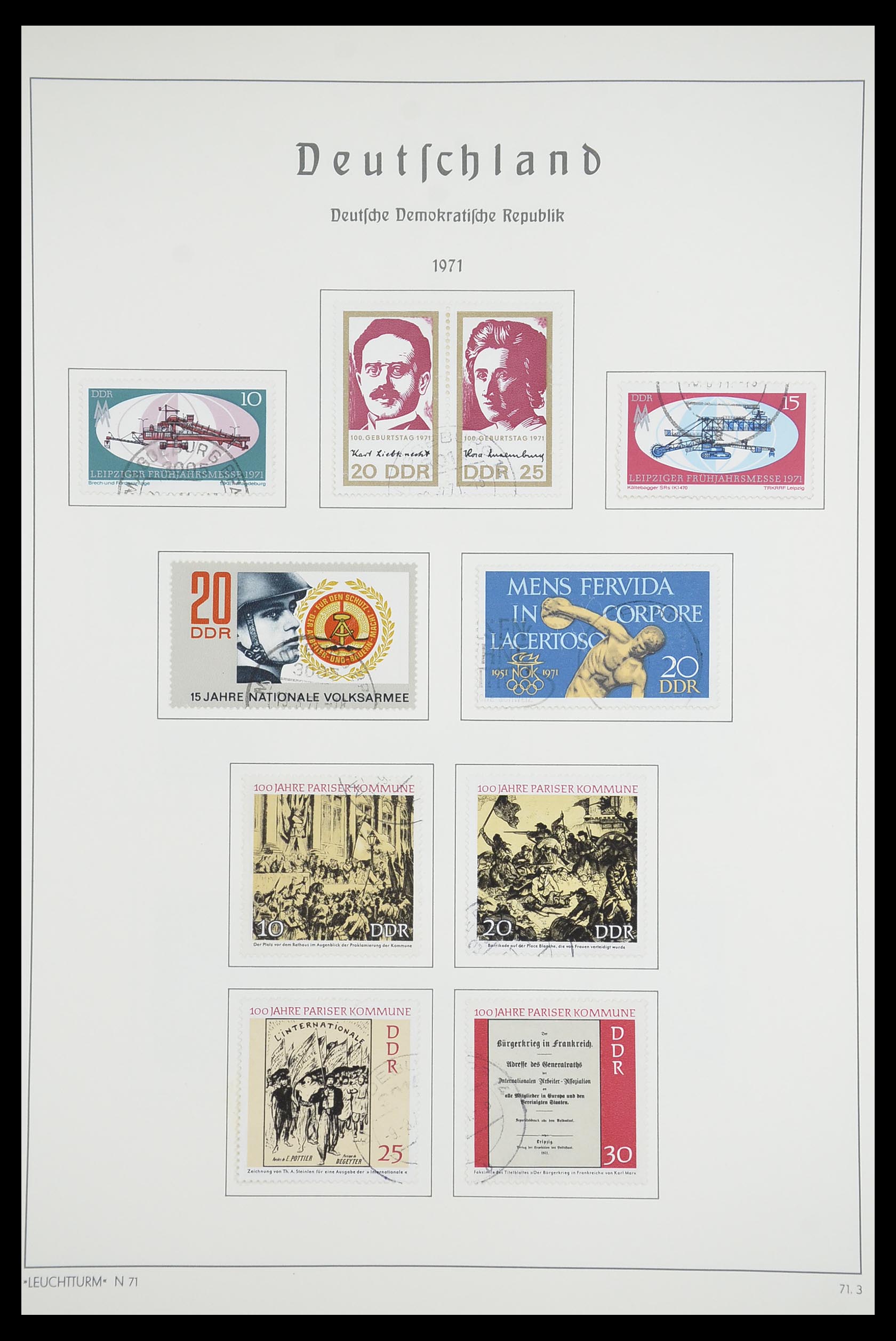33709 161 - Stamp collection 33709 DDR 1948-1973.