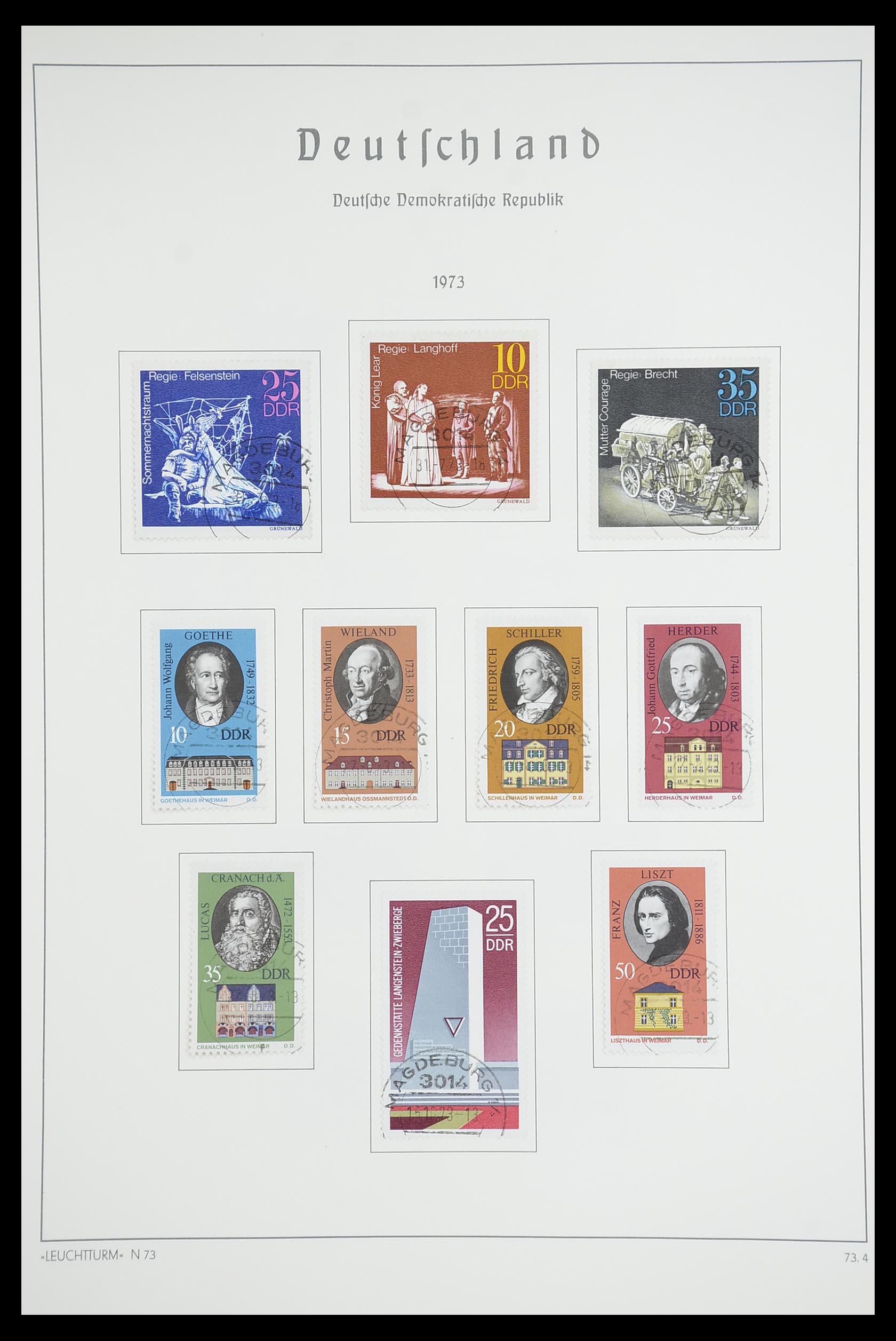 33709 185 - Stamp collection 33709 DDR 1948-1973.