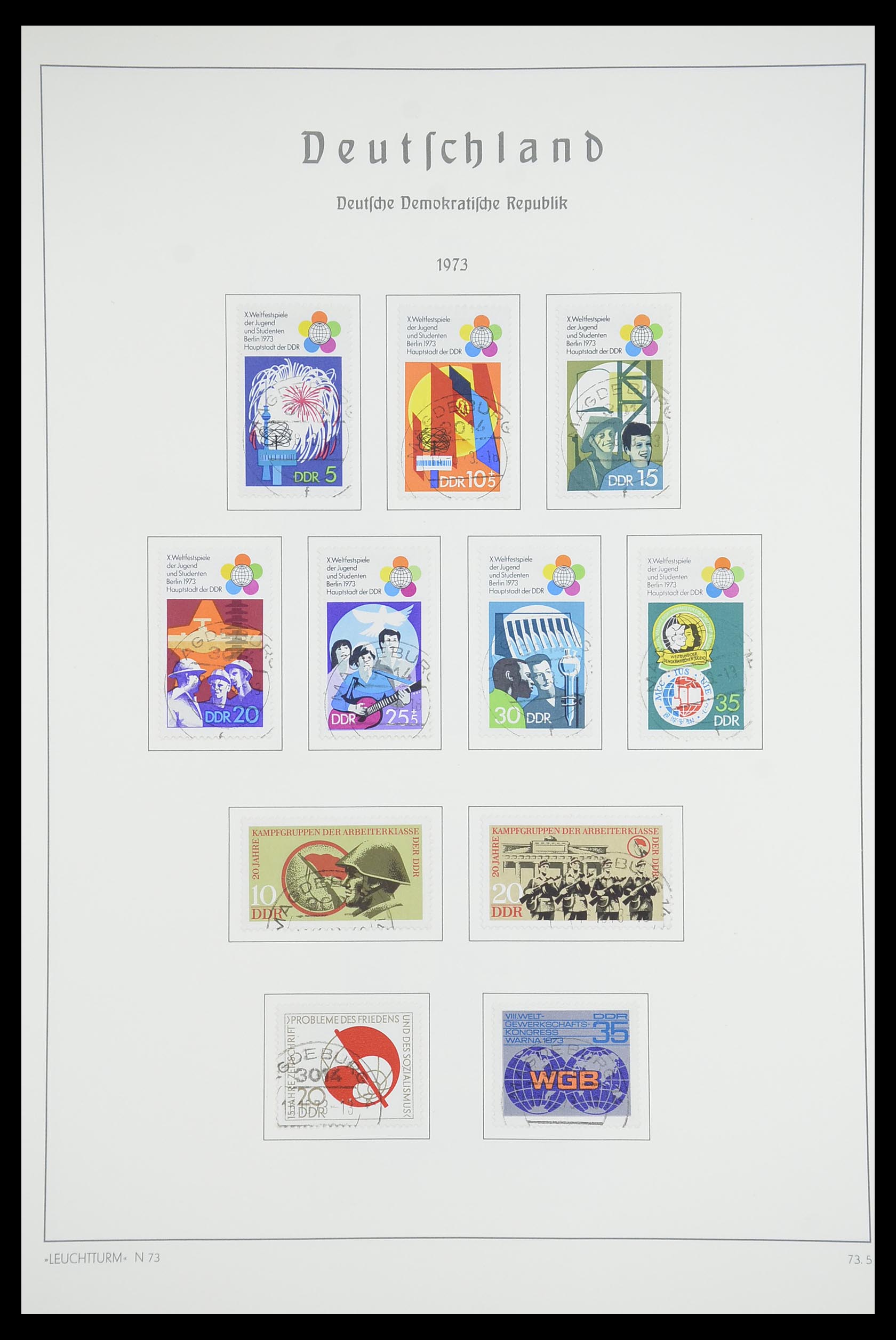 33709 186 - Postzegelverzameling 33709 DDR 1948-1973.