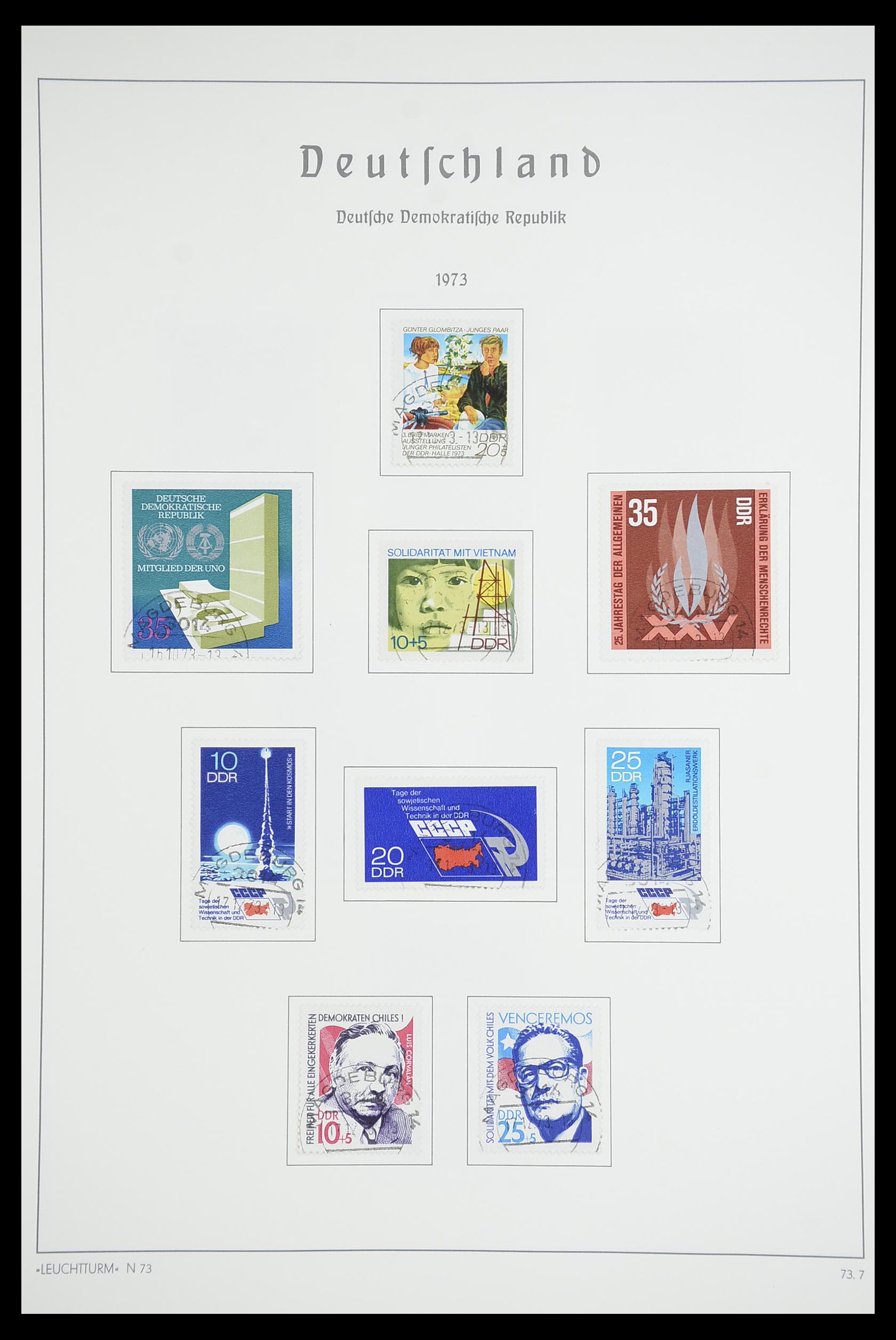33709 188 - Postzegelverzameling 33709 DDR 1948-1973.