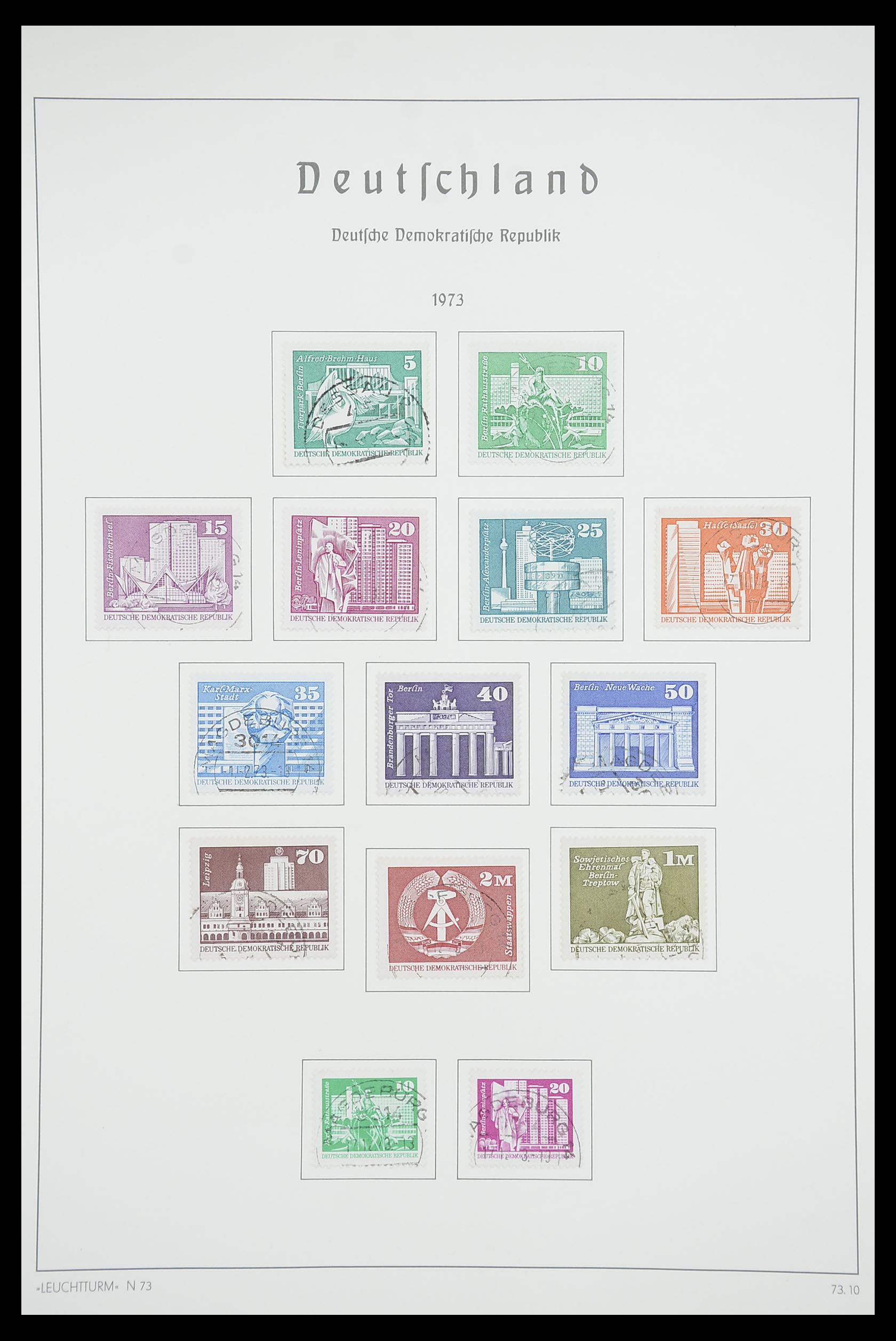 33709 191 - Stamp collection 33709 DDR 1948-1973.