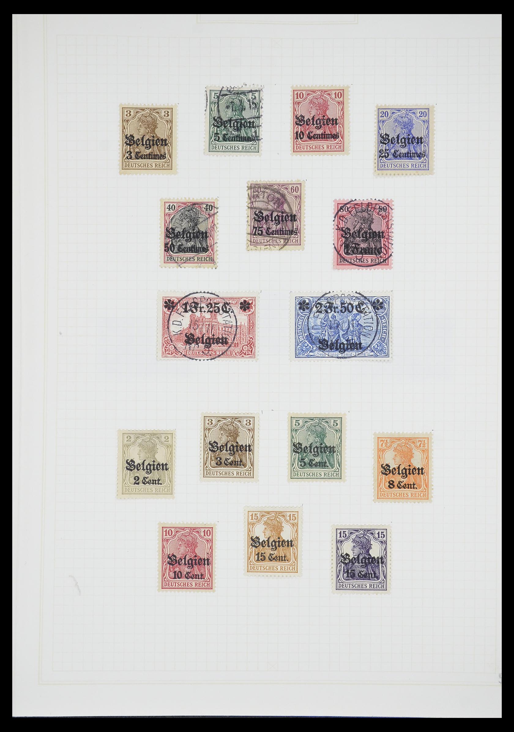 33713 001 - Stamp collection 33713 German occupations WW I and WW II 1914-1945.