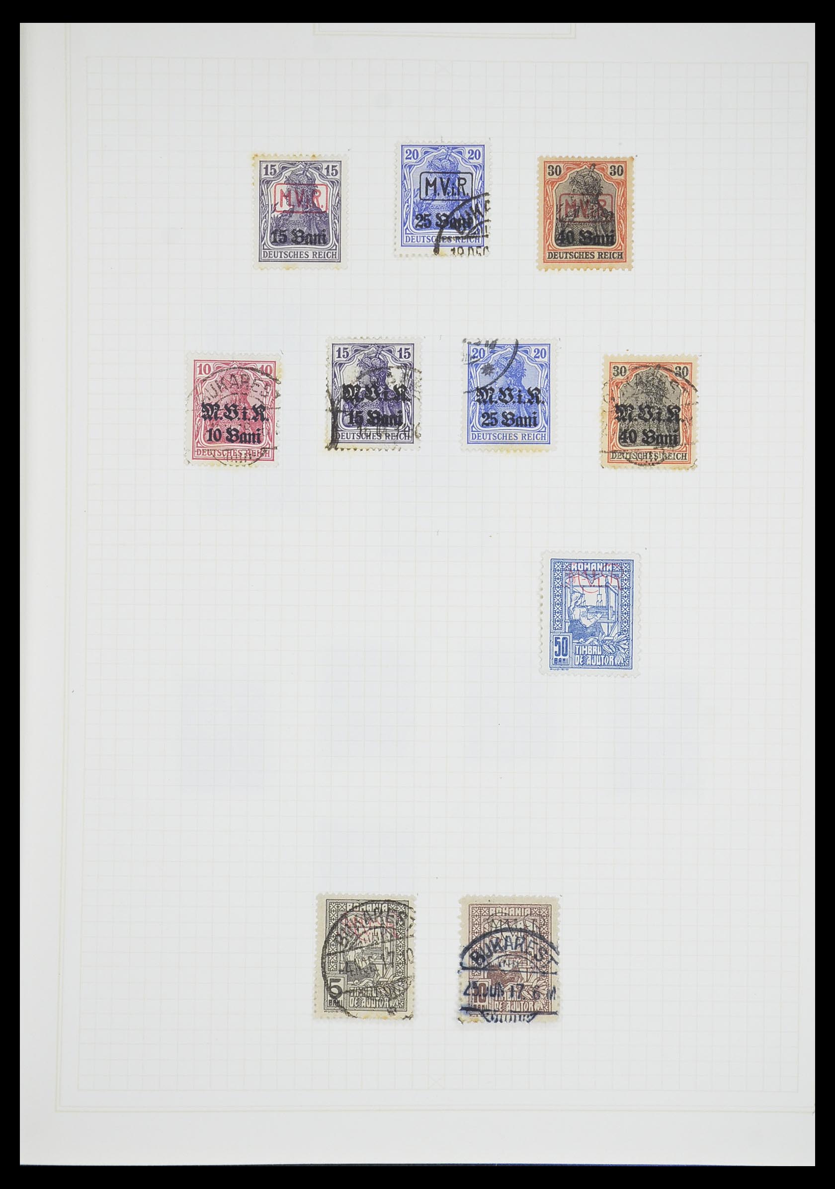 33713 006 - Postzegelverzameling 33713 Duitse bezettingen WO I en WO II 1914-1945