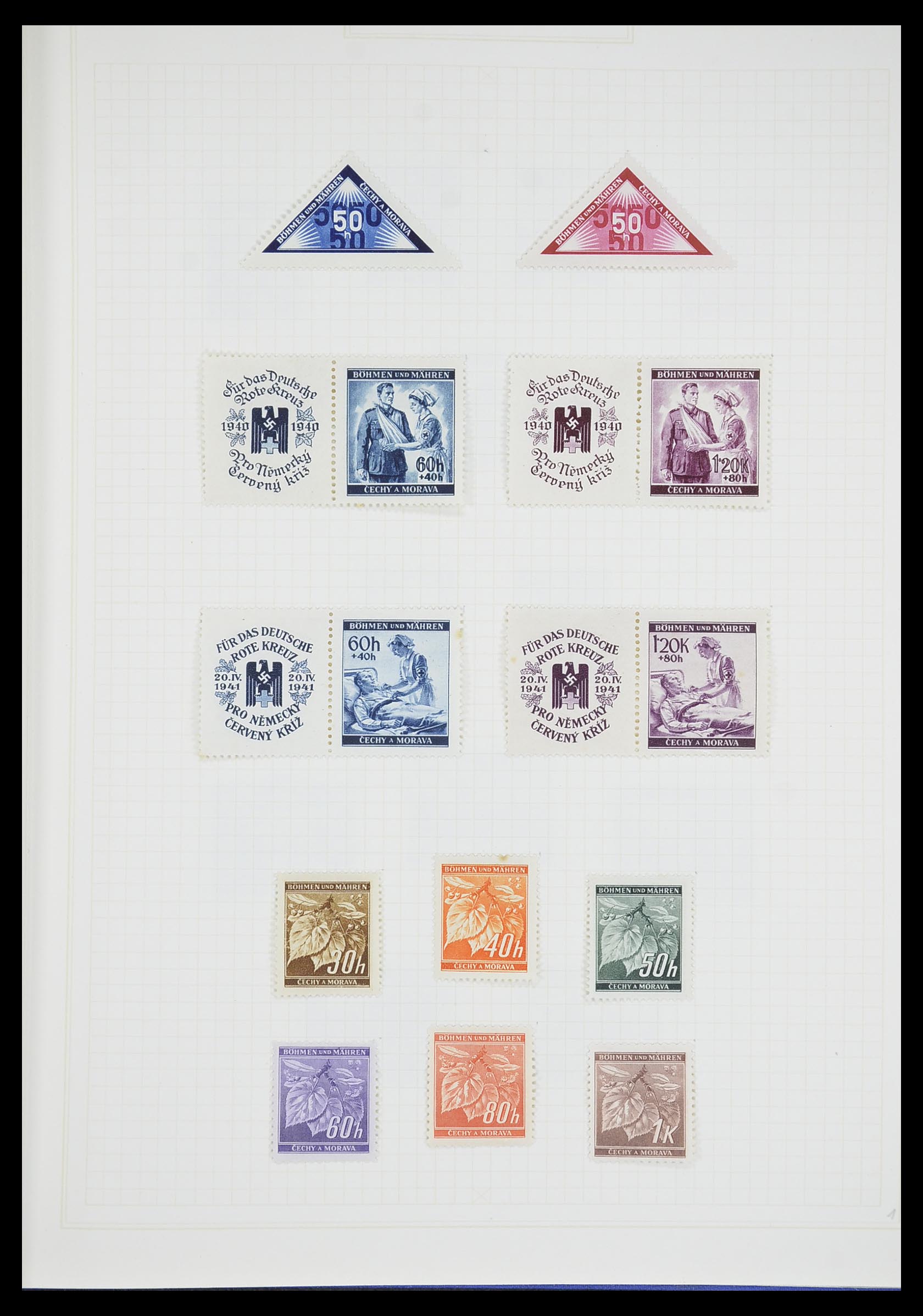 33713 014 - Stamp collection 33713 German occupations WW I and WW II 1914-1945.