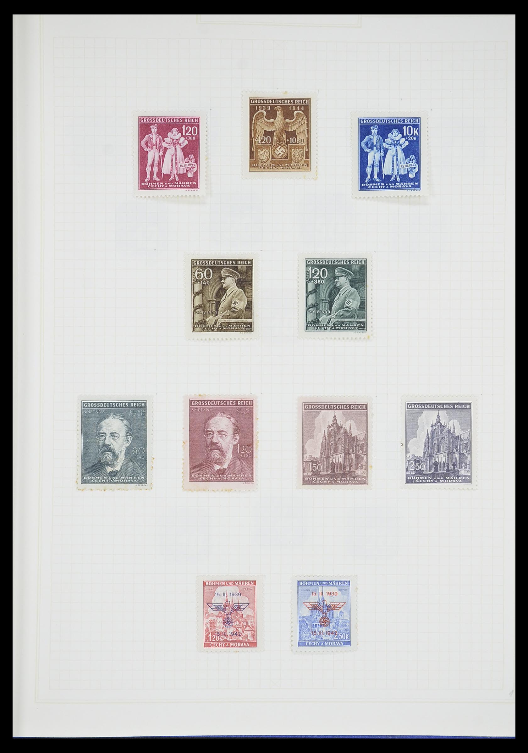 33713 020 - Stamp collection 33713 German occupations WW I and WW II 1914-1945.