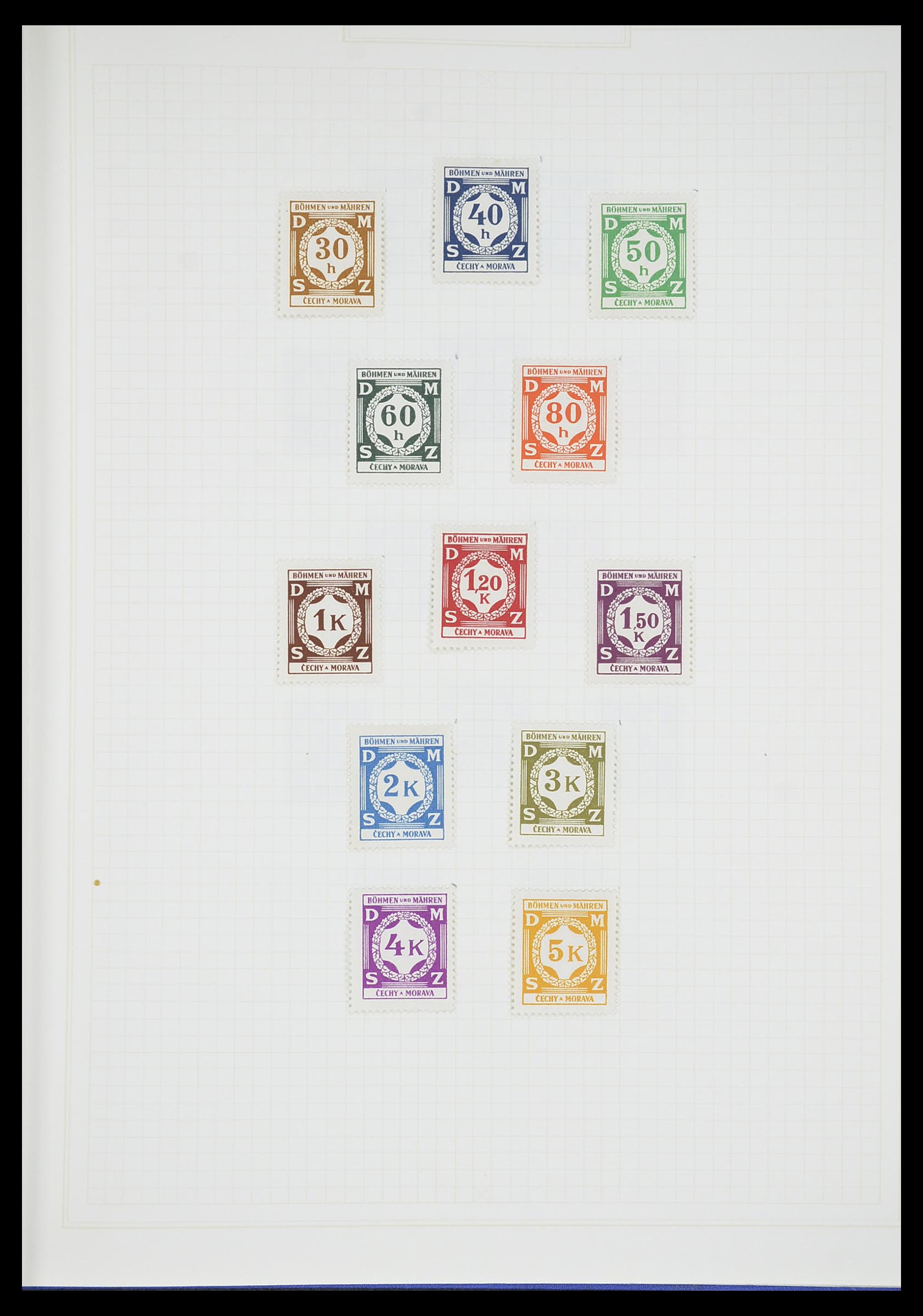 33713 022 - Postzegelverzameling 33713 Duitse bezettingen WO I en WO II 1914-1945