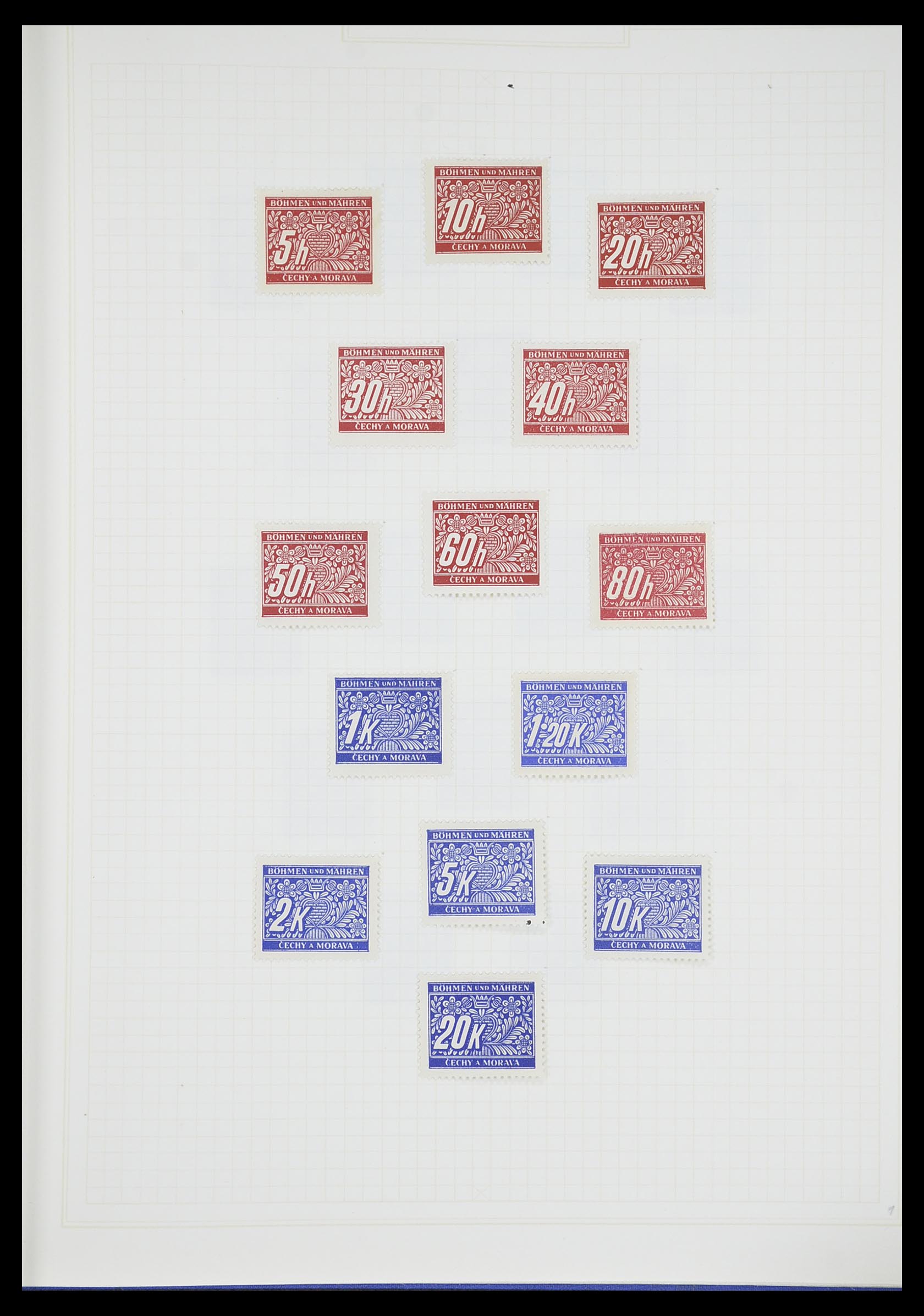 33713 024 - Postzegelverzameling 33713 Duitse bezettingen WO I en WO II 1914-1945