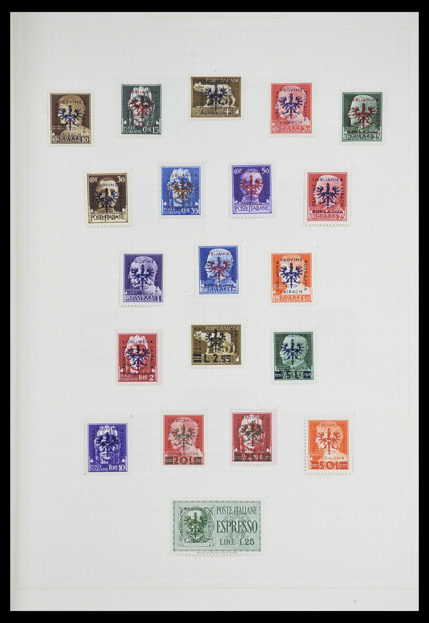 33713 046 - Postzegelverzameling 33713 Duitse bezettingen WO I en WO II 1914-1945