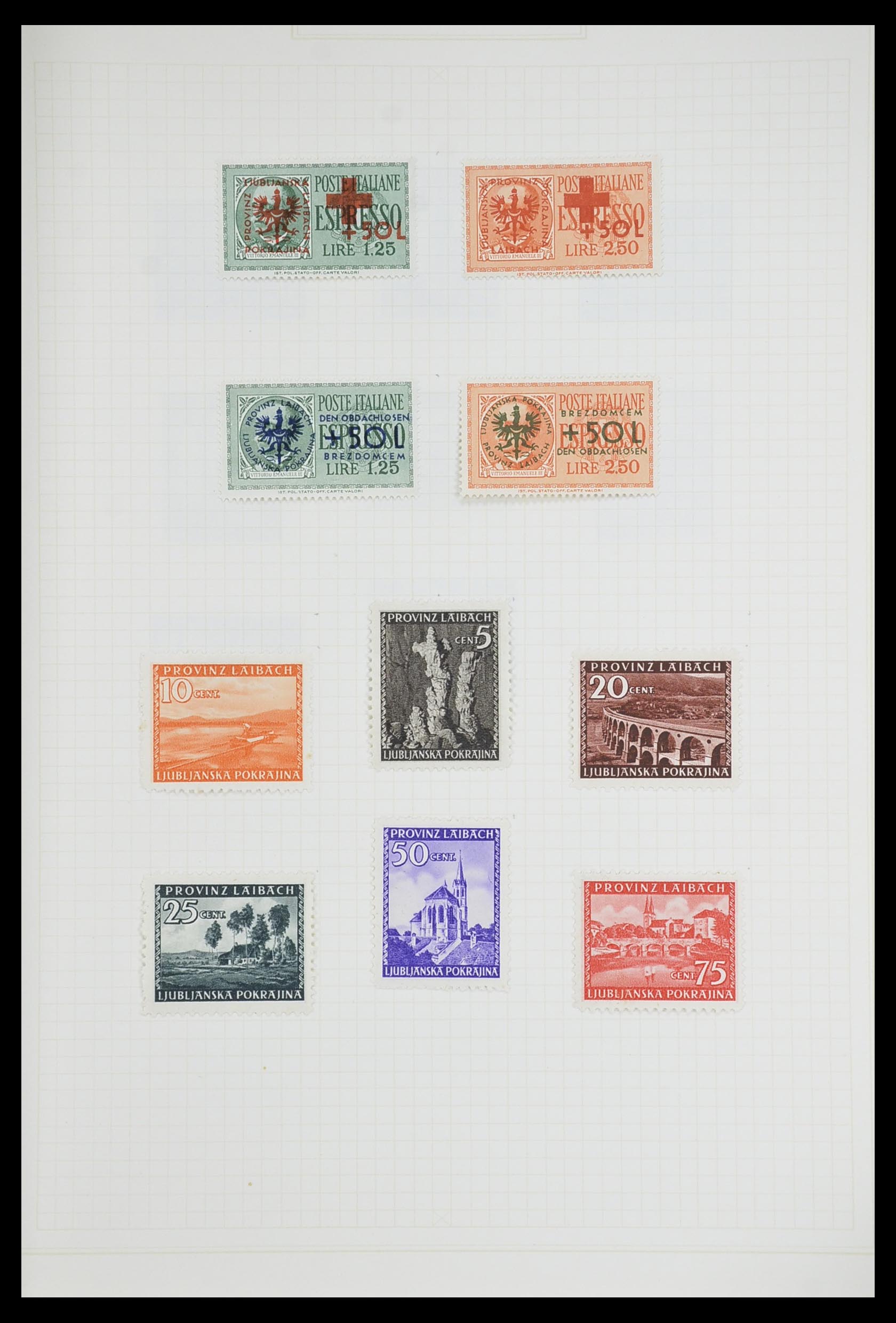33713 047 - Postzegelverzameling 33713 Duitse bezettingen WO I en WO II 1914-1945